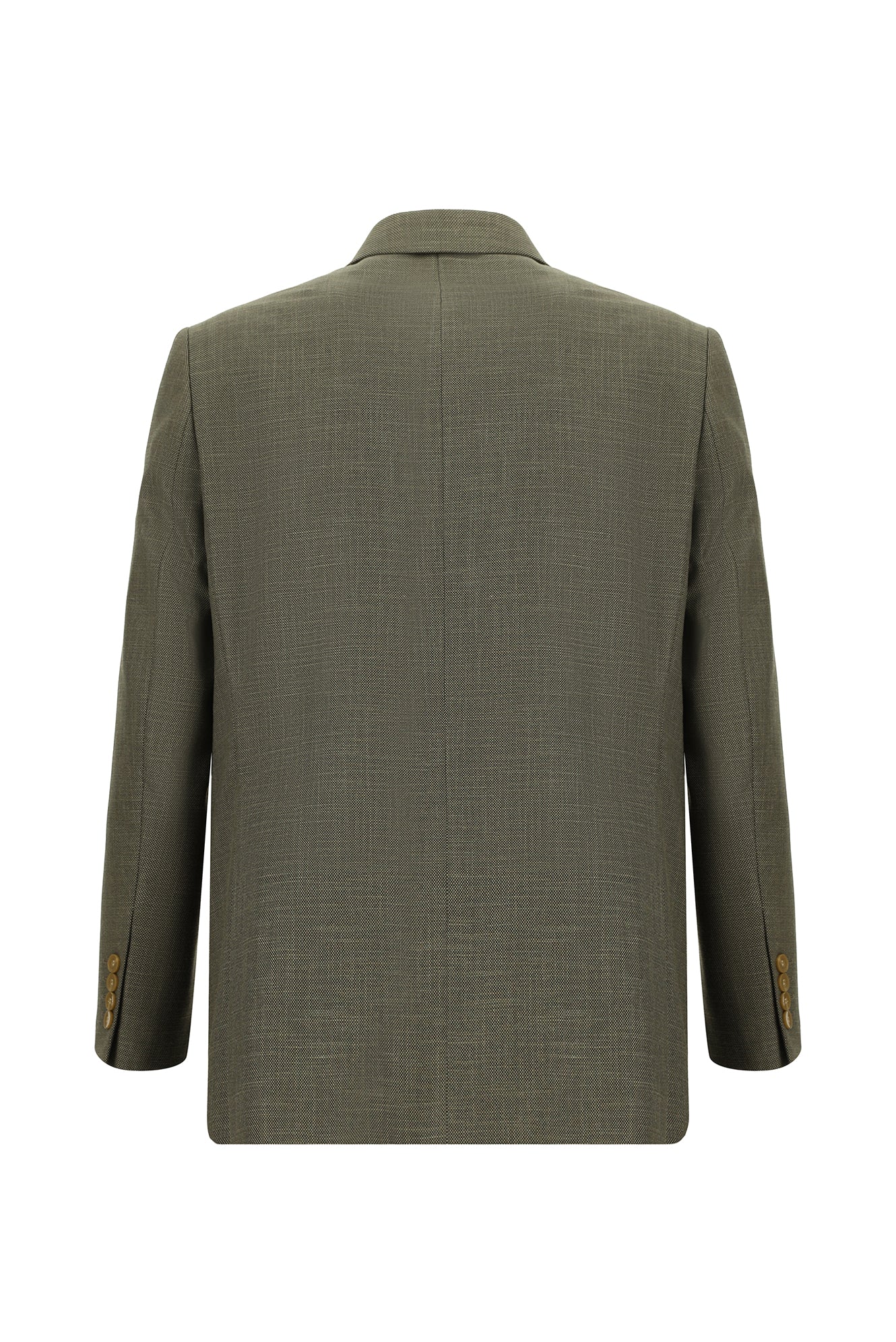 Koyu Bej 4 Drop Relaxed Fit Rahat Kesim Desenli Takım Elbise - Image 3