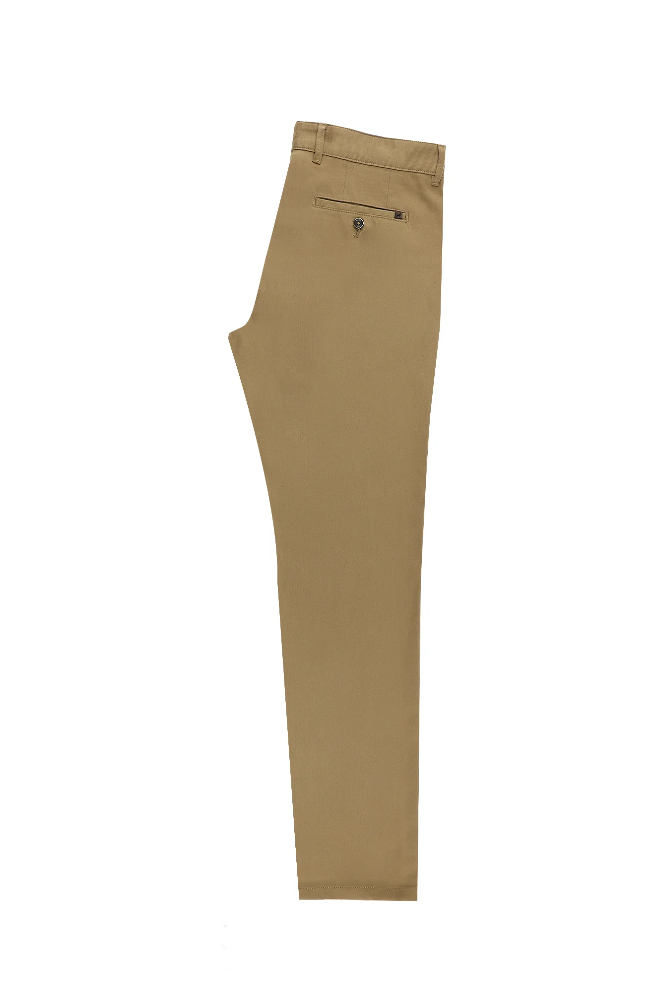 Koyu Bej Slim Fit Dar Kesim Likralı Kanvas / Chino Pantolon - Image 6