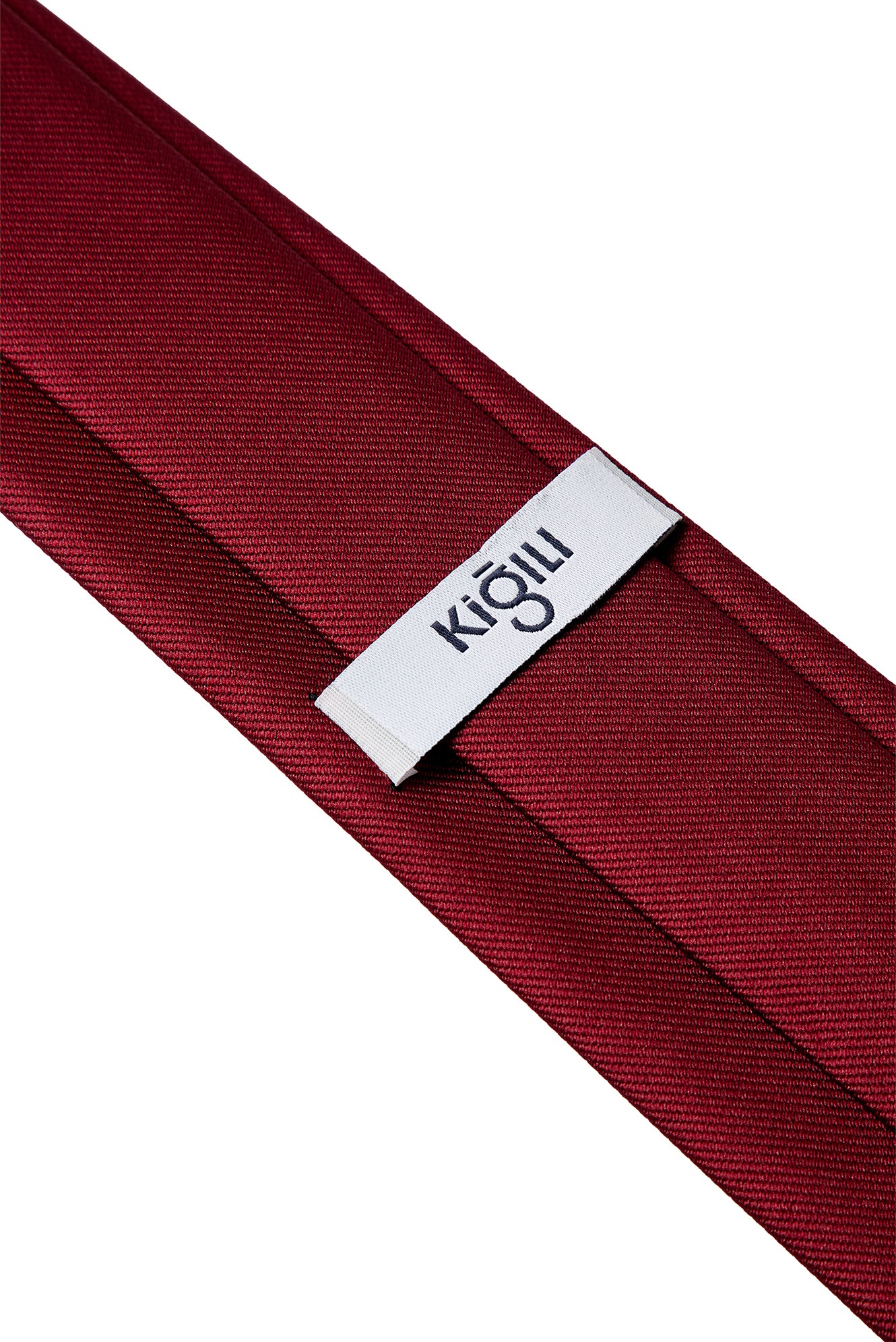 Koyu Bordo Düz Kravat - Image 4