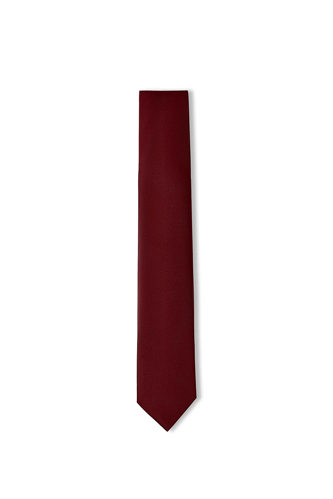 Koyu Bordo Düz Kravat - Image 2