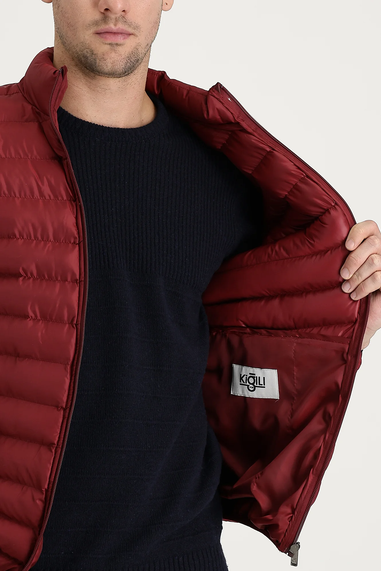 Koyu Bordo Kapitone Spor Mont - Image 4