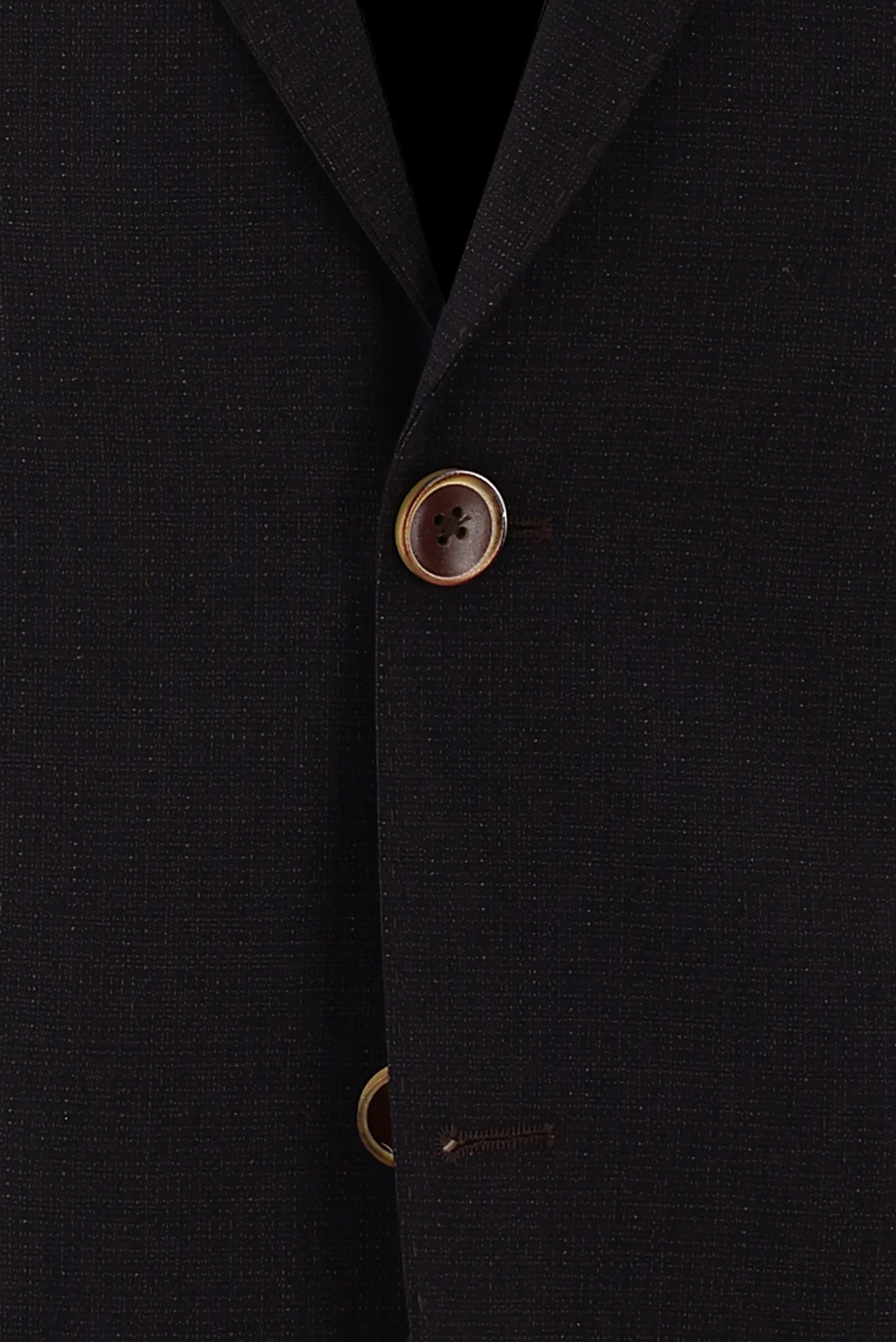 Koyu Bordo 4 Drop Relaxed Fit Rahat Kesim Desenli Ceket - Image 3