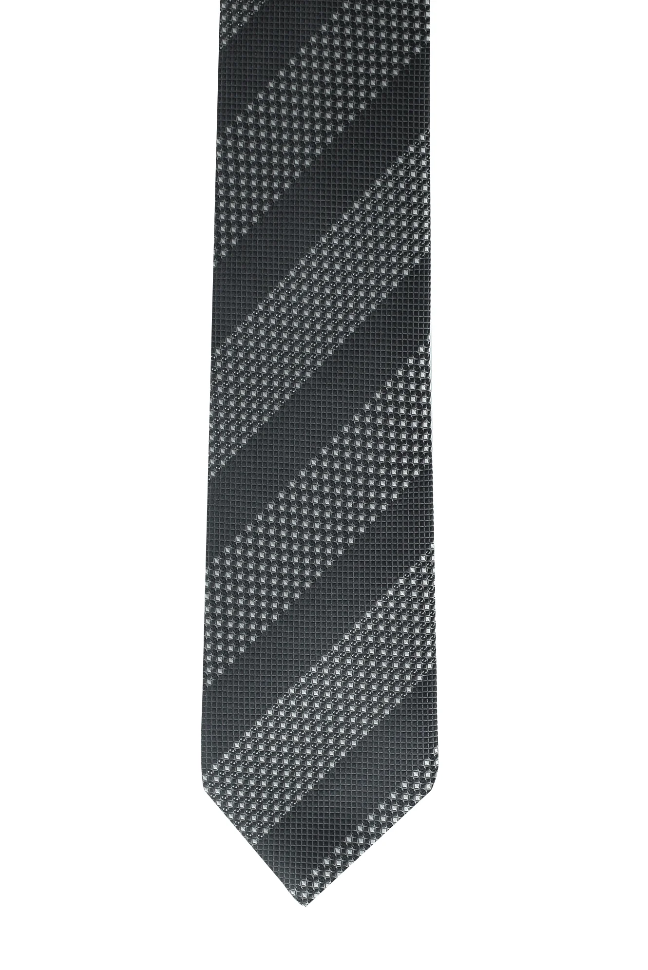 Koyu Füme Desenli Kravat - Image 2