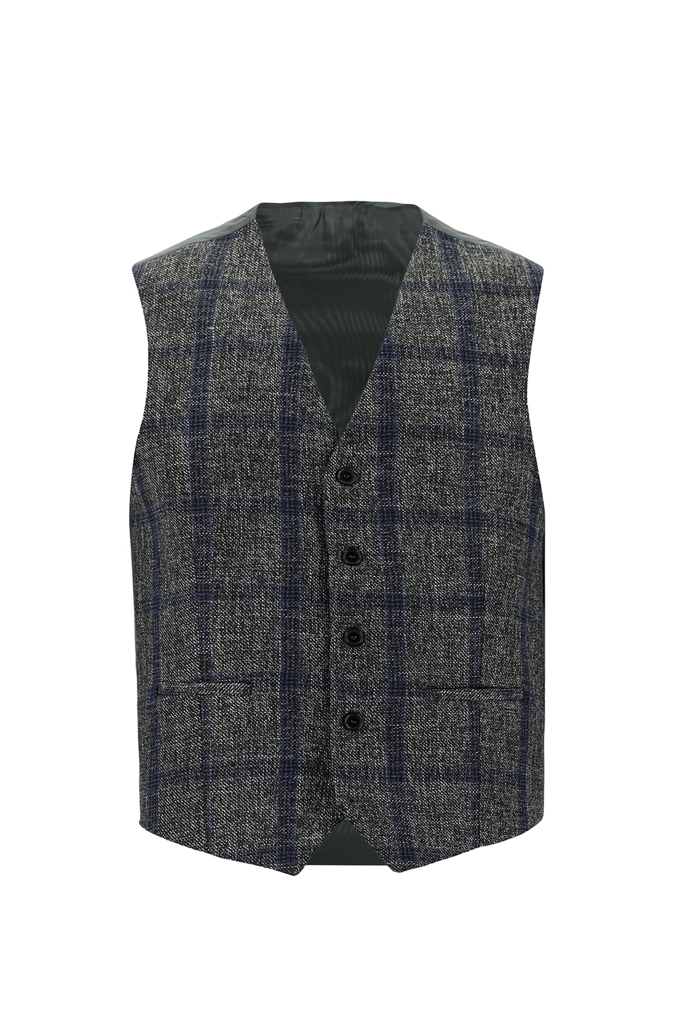Koyu Füme 7 Drop Slim Fit Dar Kesim Takım Elbise - Image 4