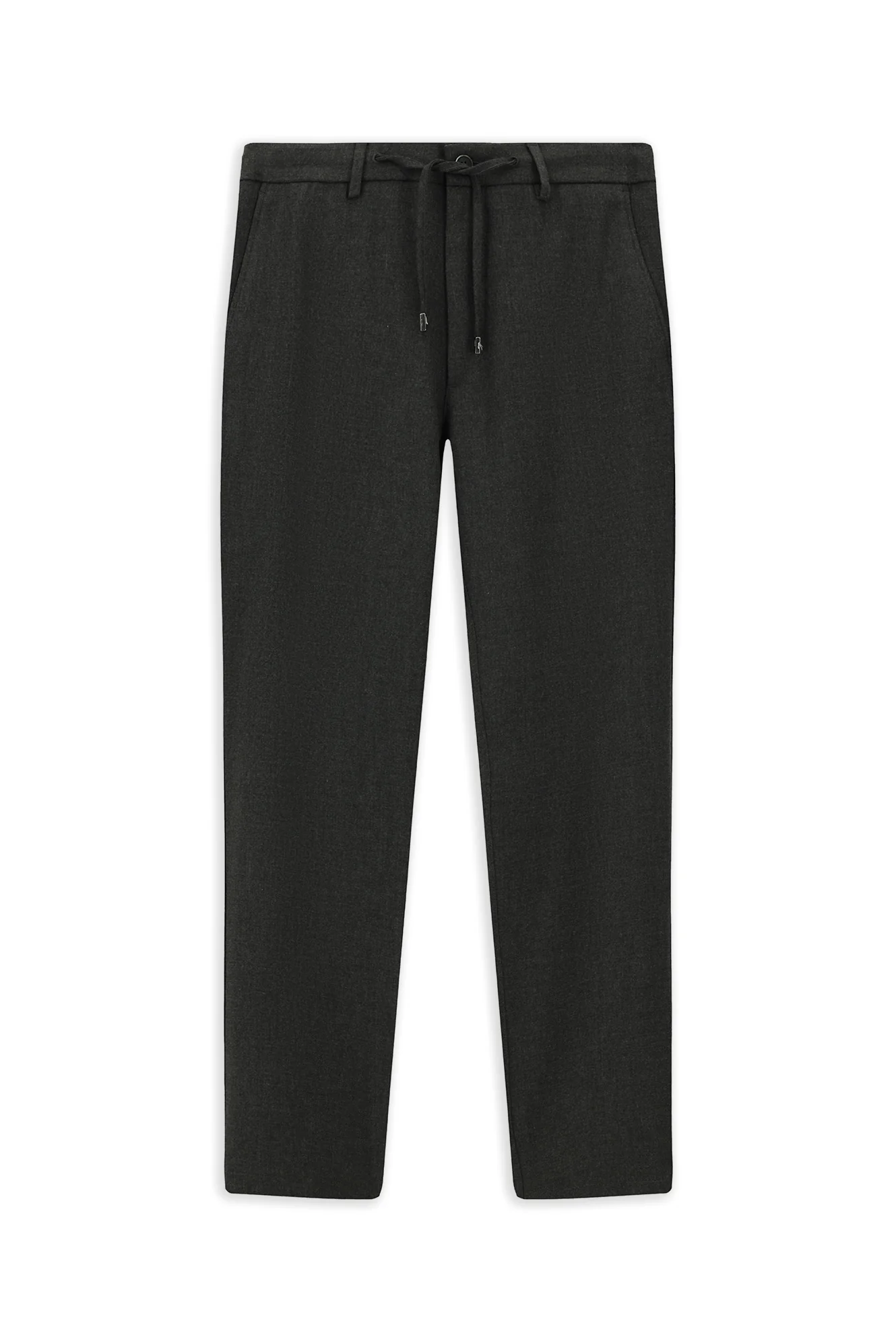 Koyu Füme 6 Drop Regular Fit Standart Kesim Beli Lastikli İpli Spor Pantolon