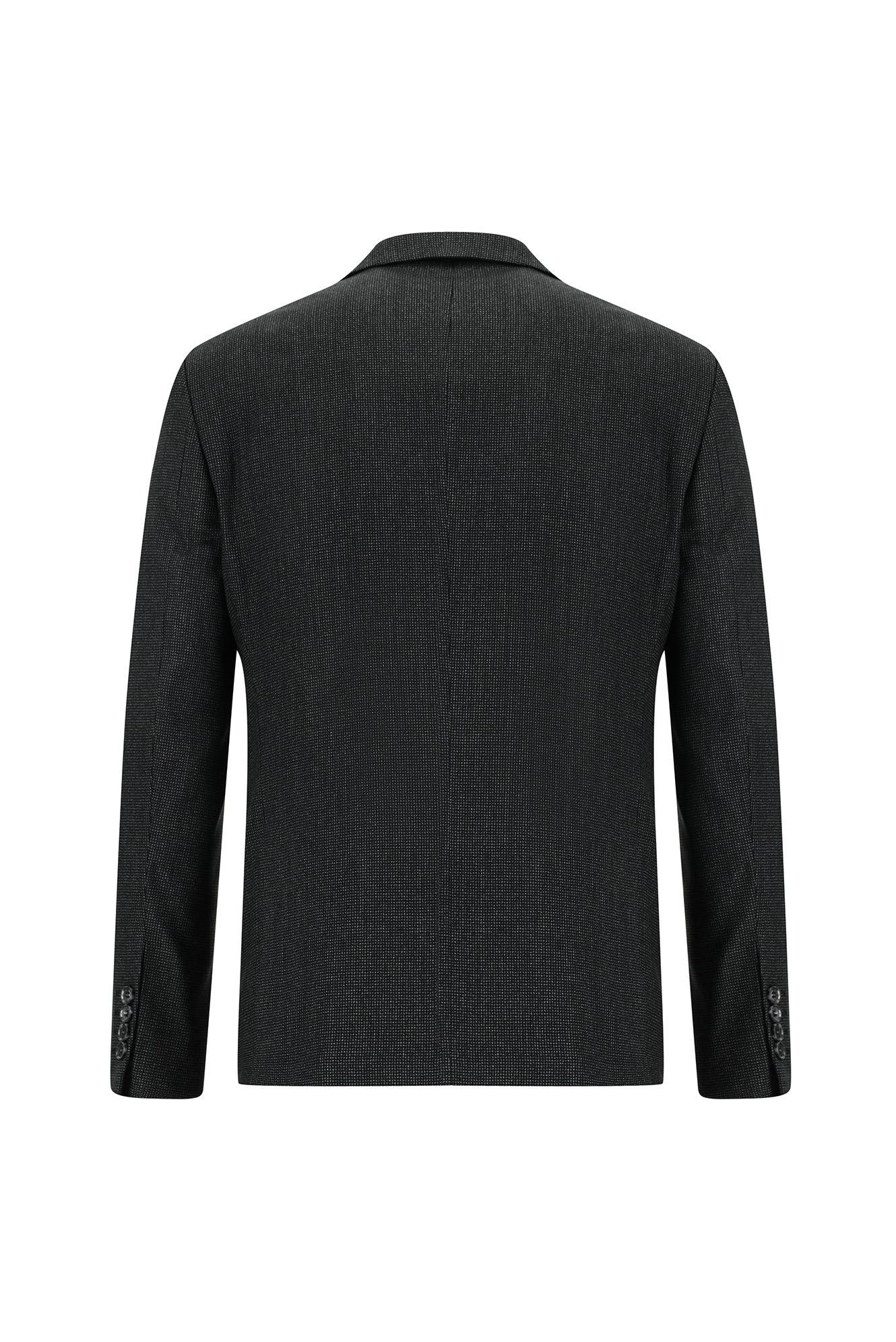 Koyu Füme 6 Drop Regular Fit Standart Kesim Desenli Takım Elbise - Image 3