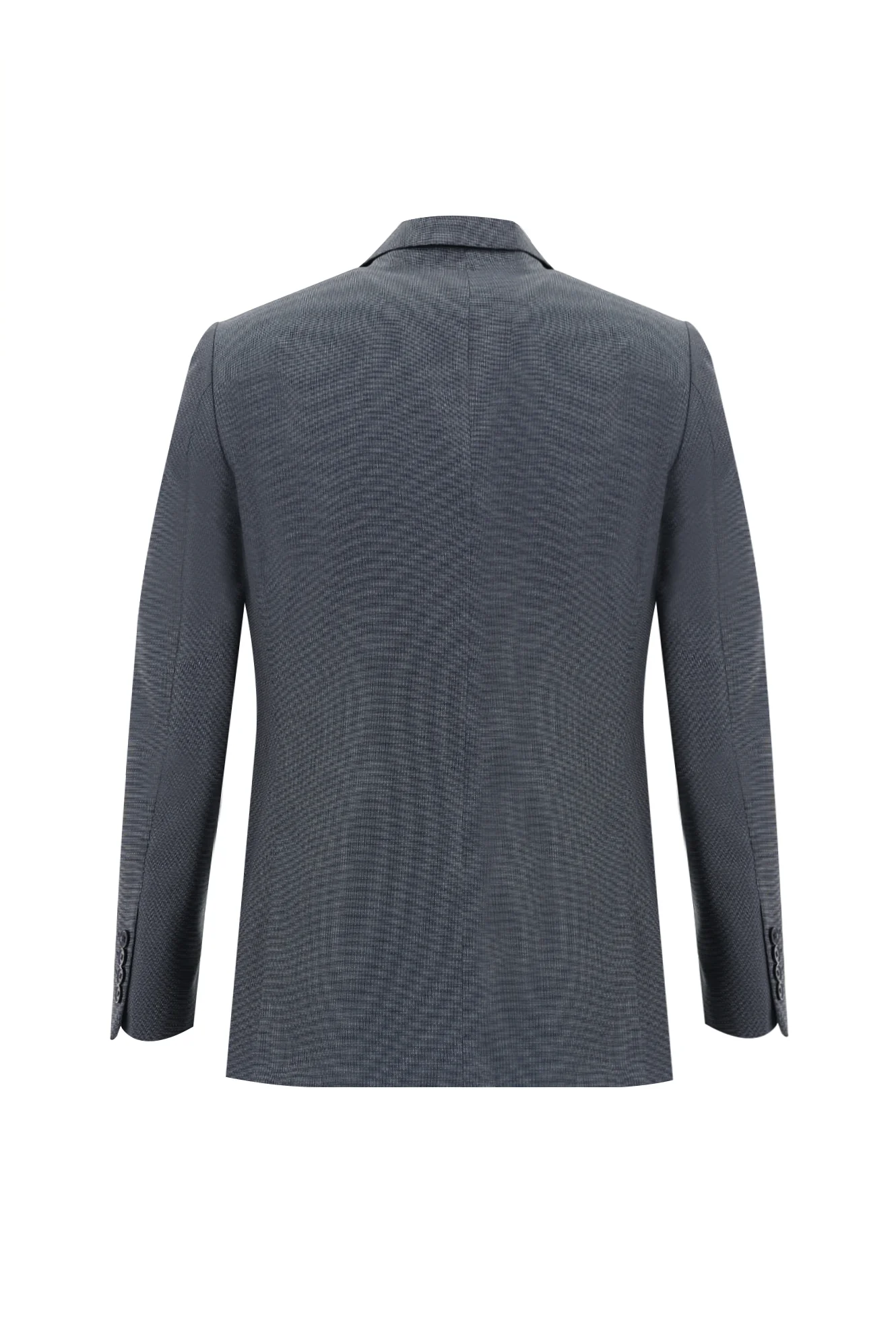 Koyu Füme 6 Drop Regular Fit Standart Kesim Desenli Takım Elbise - Image 3