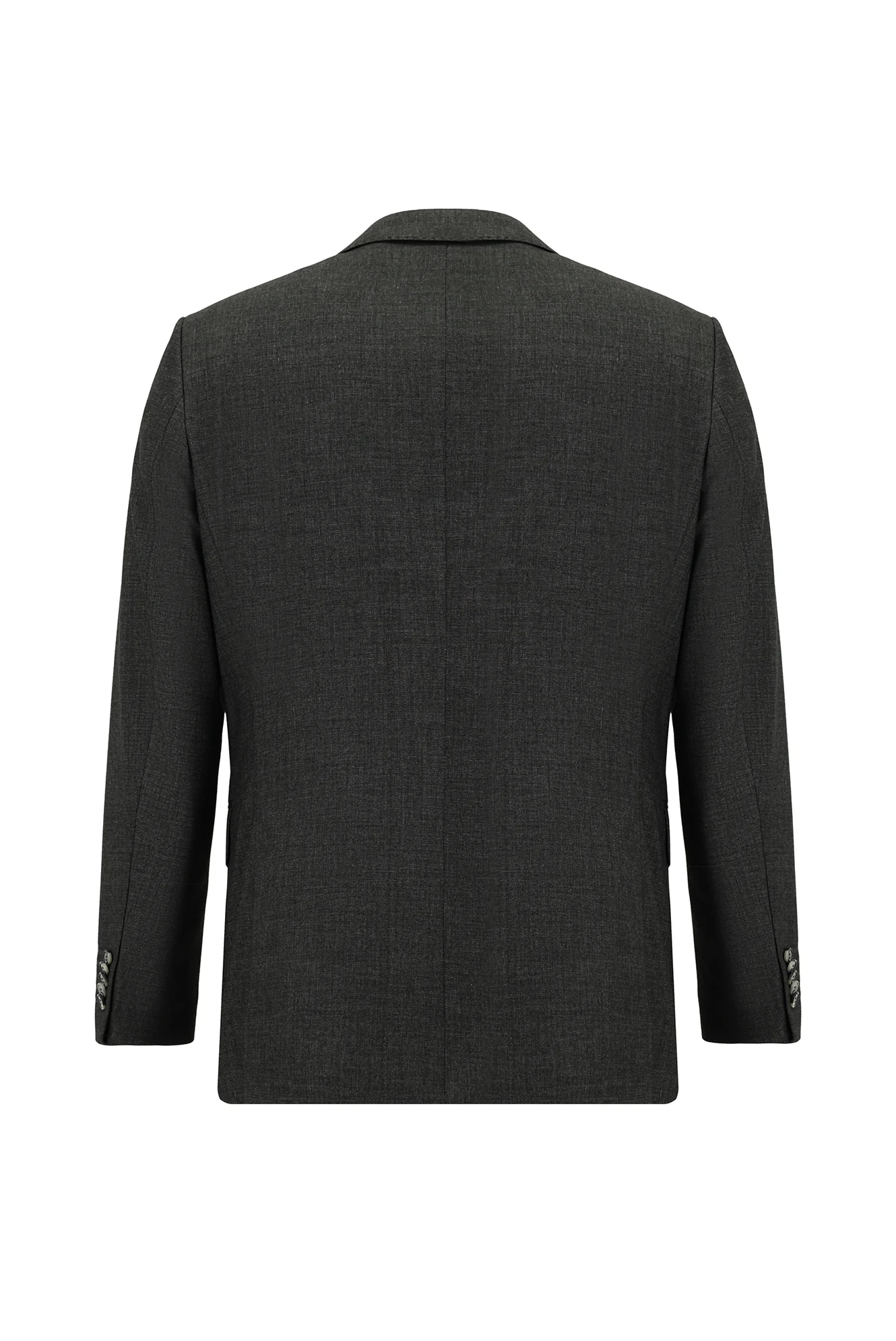 Koyu Füme 6 Drop Regular Fit Standart Kesim Kombinli Yelekli Takım Elbise - Image 3