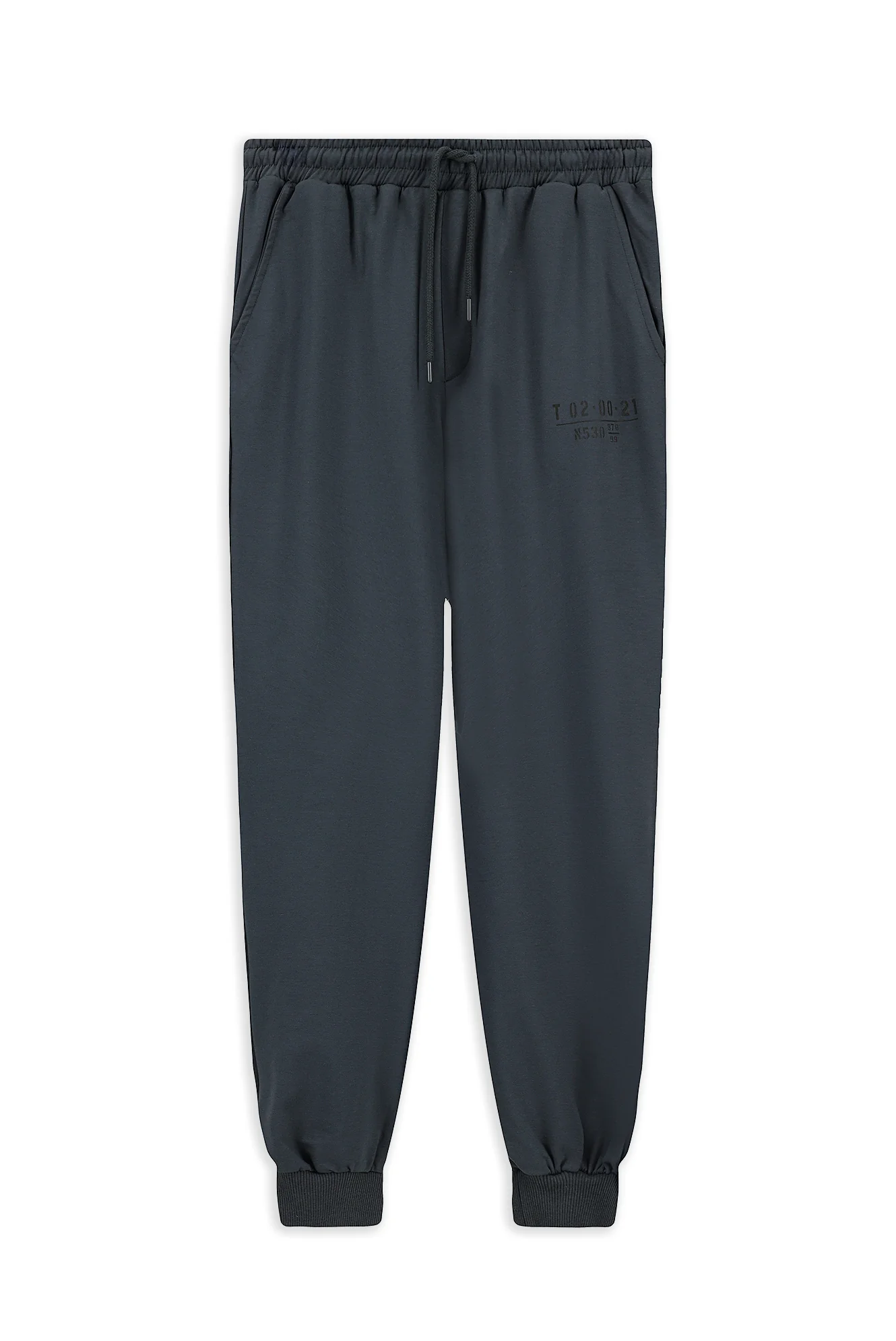 Koyu Füme Regular Fit Pamuklu Baskılı Sweatpant / Eşofman Altı - Image 8
