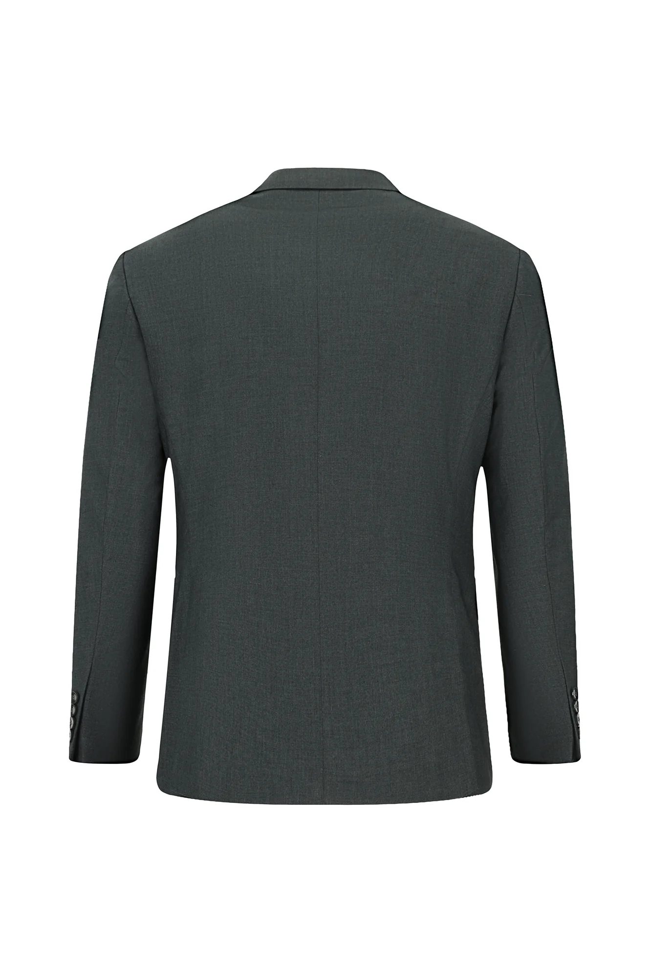 Koyu Füme 6 Drop Regular Fit Standart Kesim Çizgili Pileli Takım Elbise - Image 3