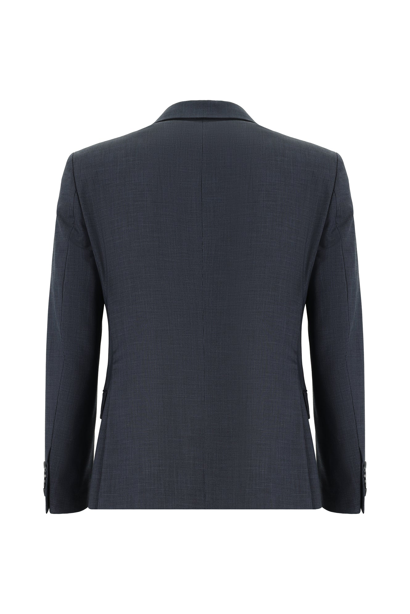 Koyu Füme 4 Drop Relaxed Fit Rahat Kesim Desenli Takım Elbise - Image 3