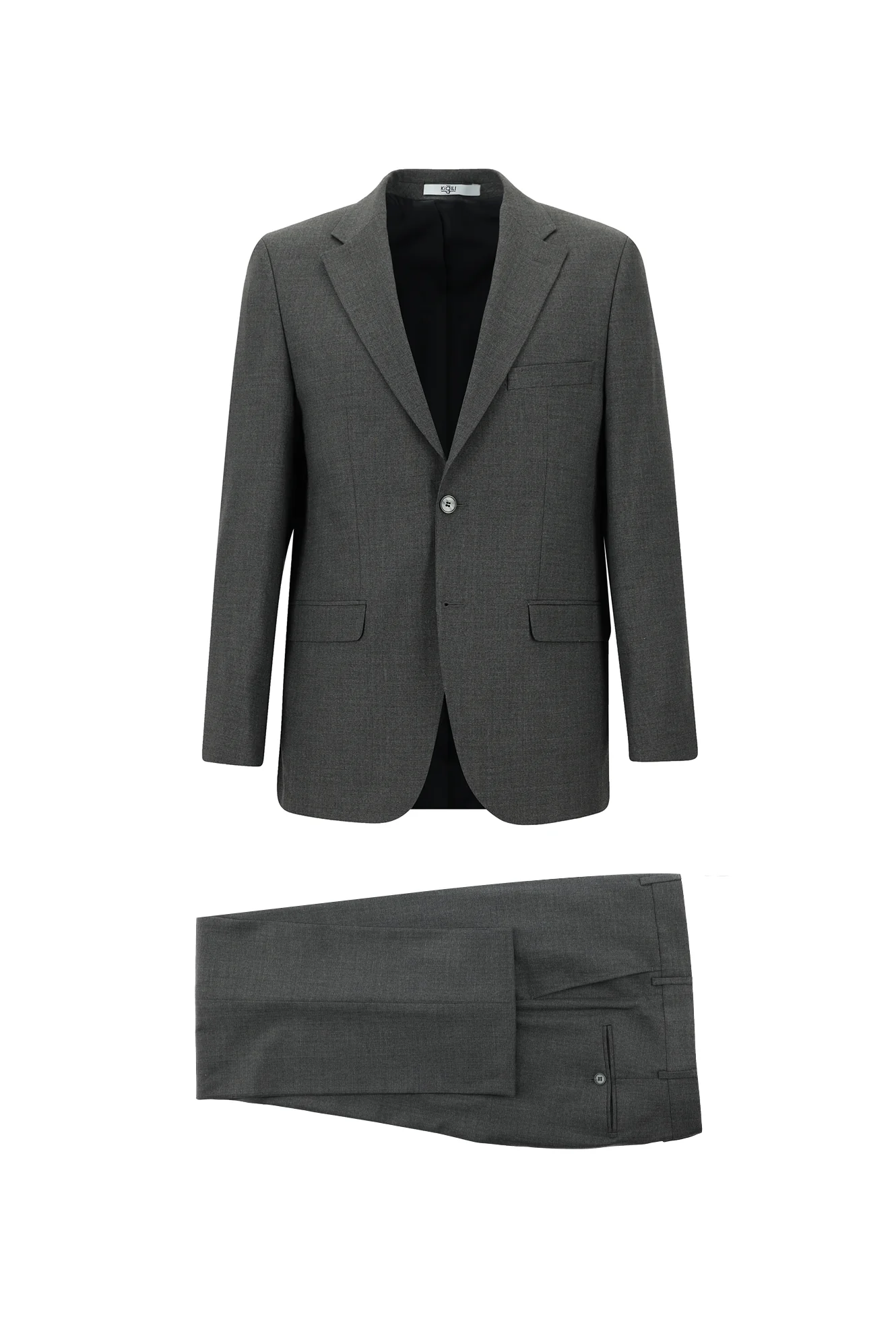 Koyu Füme 4 Drop Relaxed Fit Rahat Kesim Takım Elbise