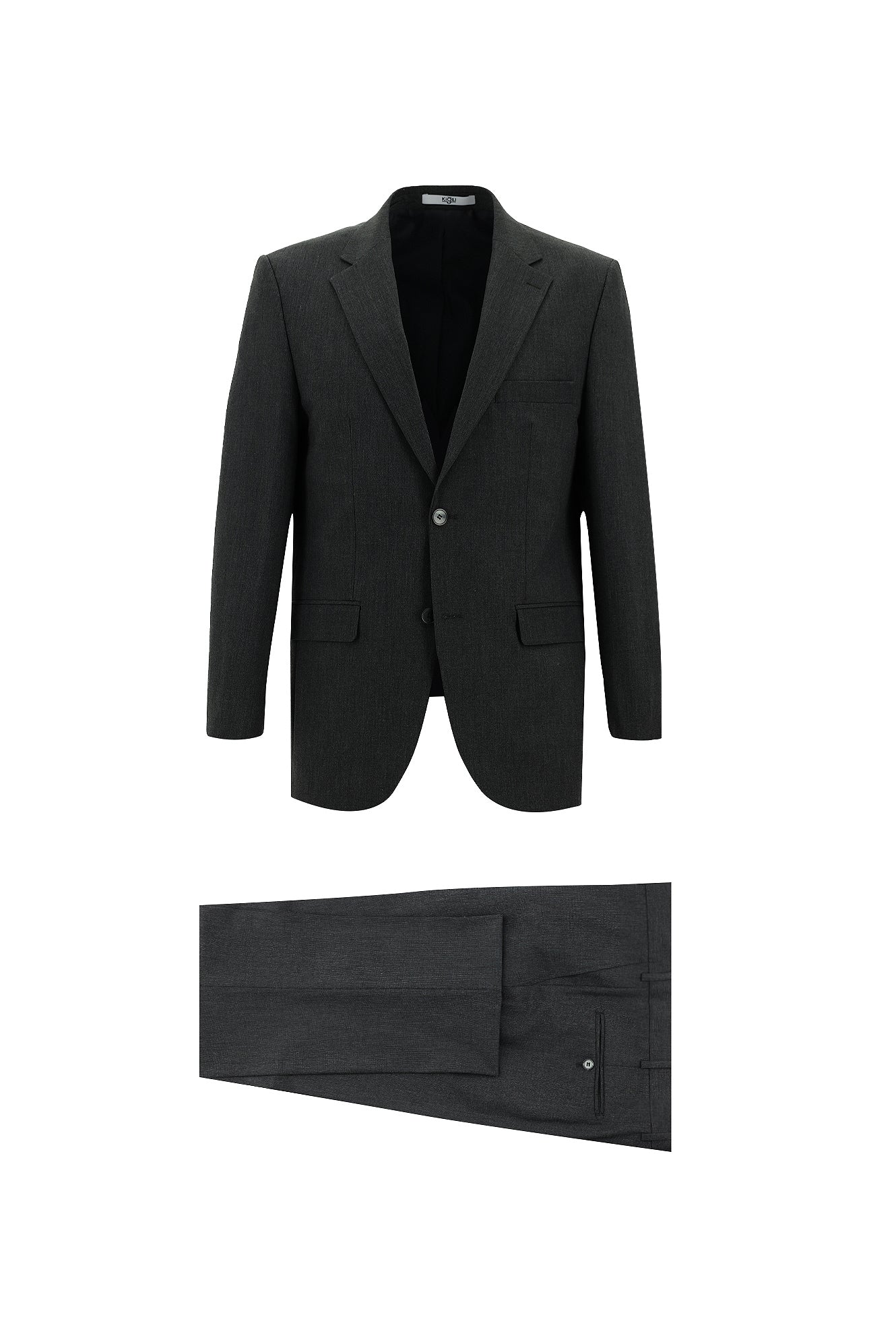 Koyu Füme 4 Drop Relaxed Fit Rahat Kesim Takım Elbise
