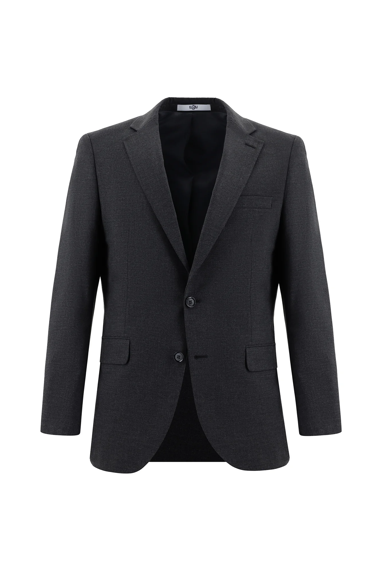 Koyu Füme 4 Drop Relaxed Fit Rahat Kesim Takım Elbise - Image 2