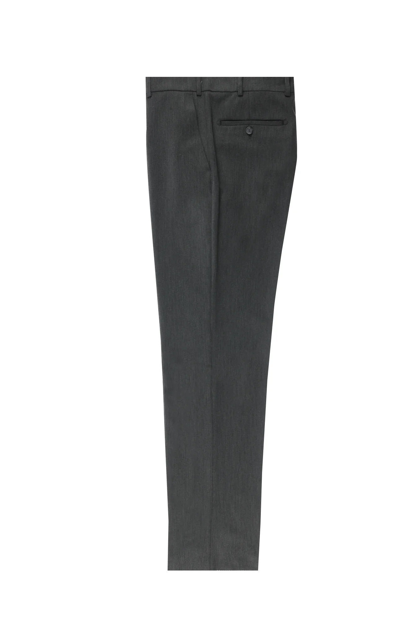 Koyu Füme 4 Drop Relaxed Fit Rahat Kesim Likralı Klasik Kumaş Pantolon