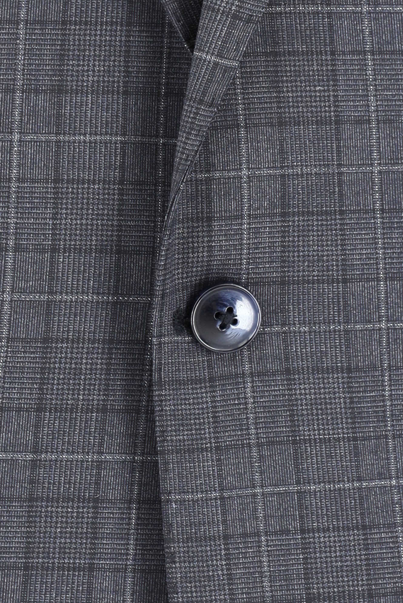 Koyu Füme 4 Drop Relaxed Fit Rahat Kesim Ekose Takım Elbise - Image 4