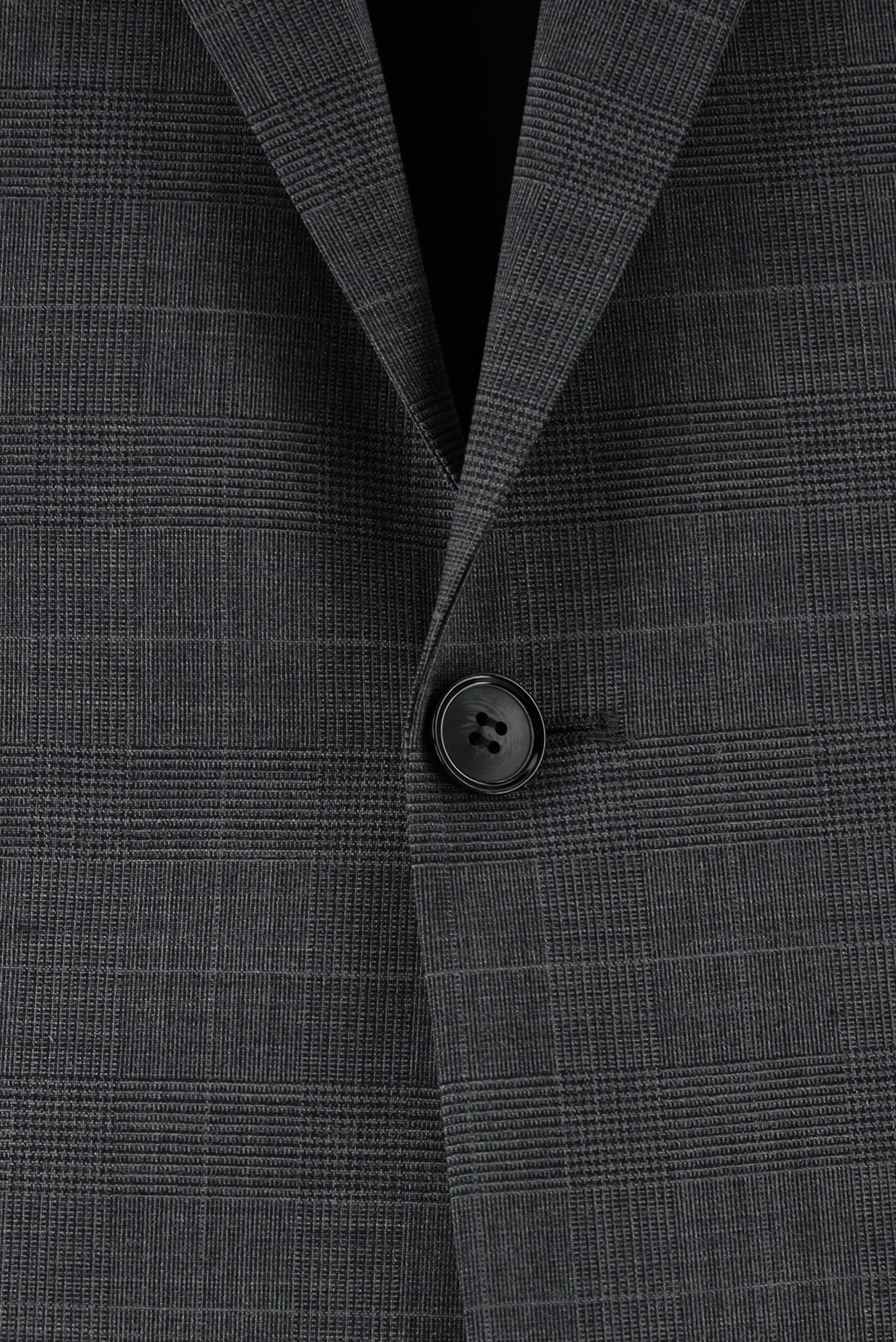 Koyu Füme 4 Drop Relaxed Fit Rahat Kesim Yünlü Ekose Takım Elbise - Image 4