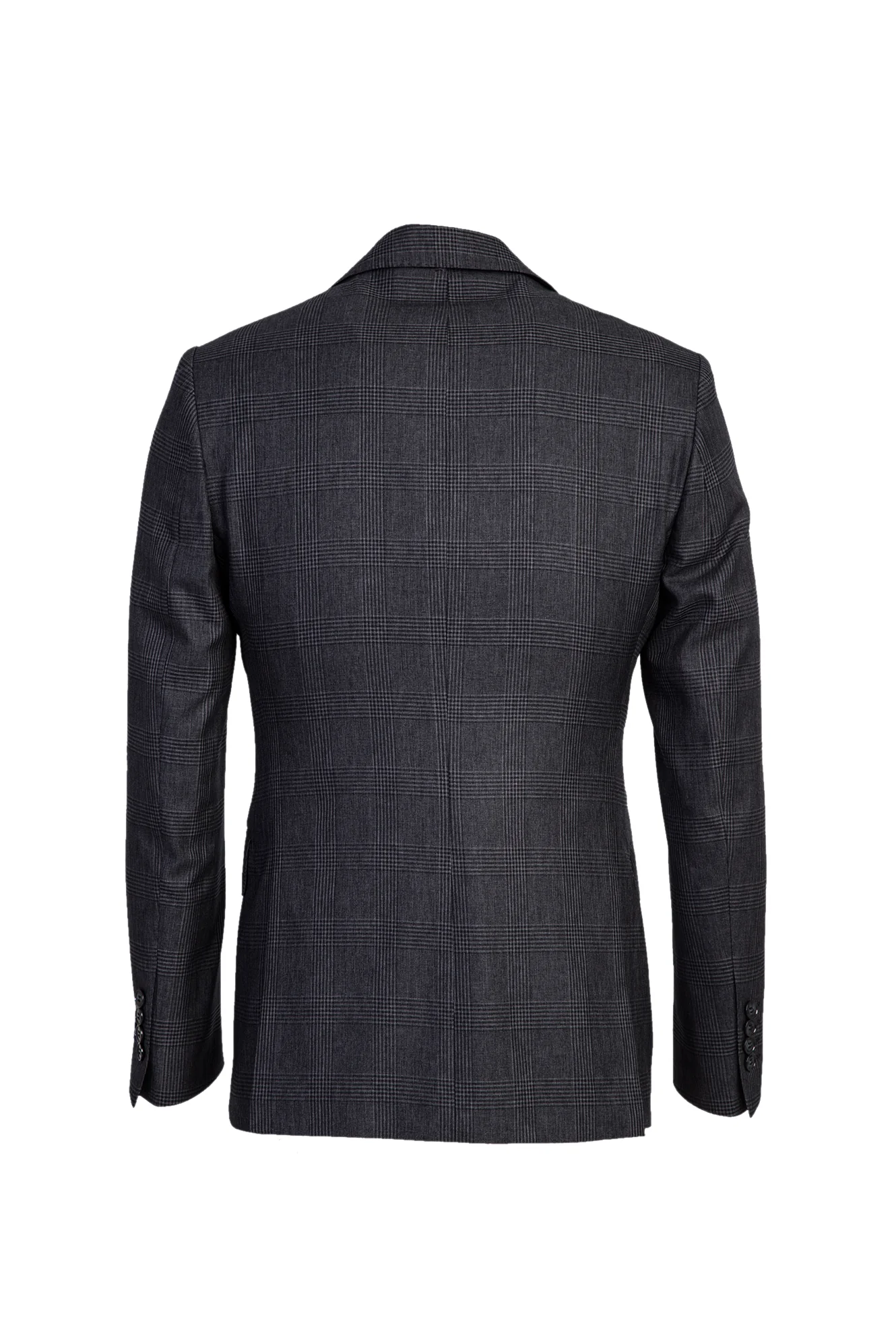 Koyu Füme 7 Drop Slim Fit Dar Kesim Antibakteriyel Kombinli Takım Elbise - Image 3