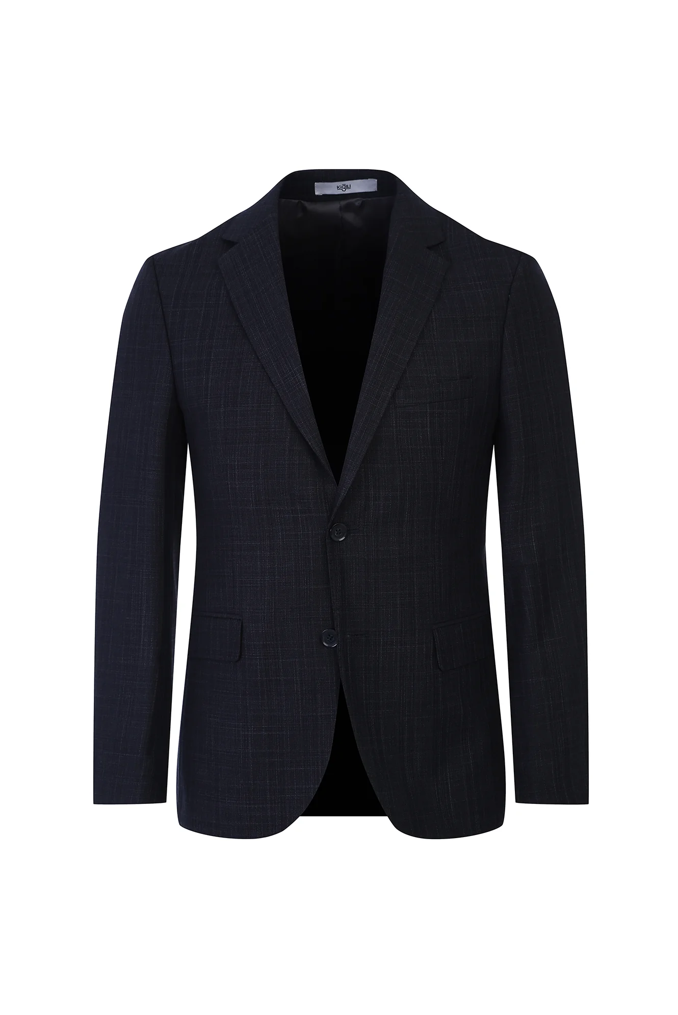 Koyu Füme 7 Drop Slim Fit Dar Kesim Desenli Takım Elbise - Image 2