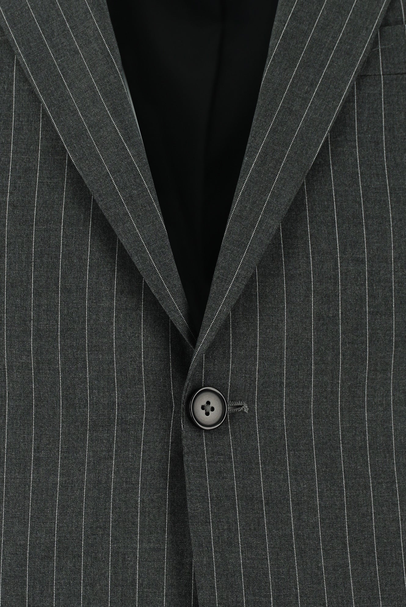 Koyu Füme 7 Drop Slim Fit Dar Kesim Çizgili Takım Elbise - Image 4