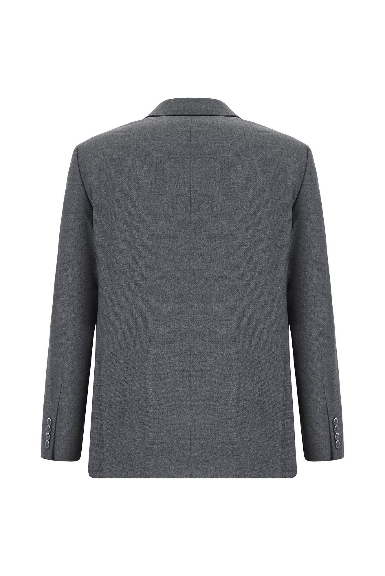 Koyu Füme 7 Drop Slim Fit Dar Kesim Klasik Desenli Ceket - Image 2