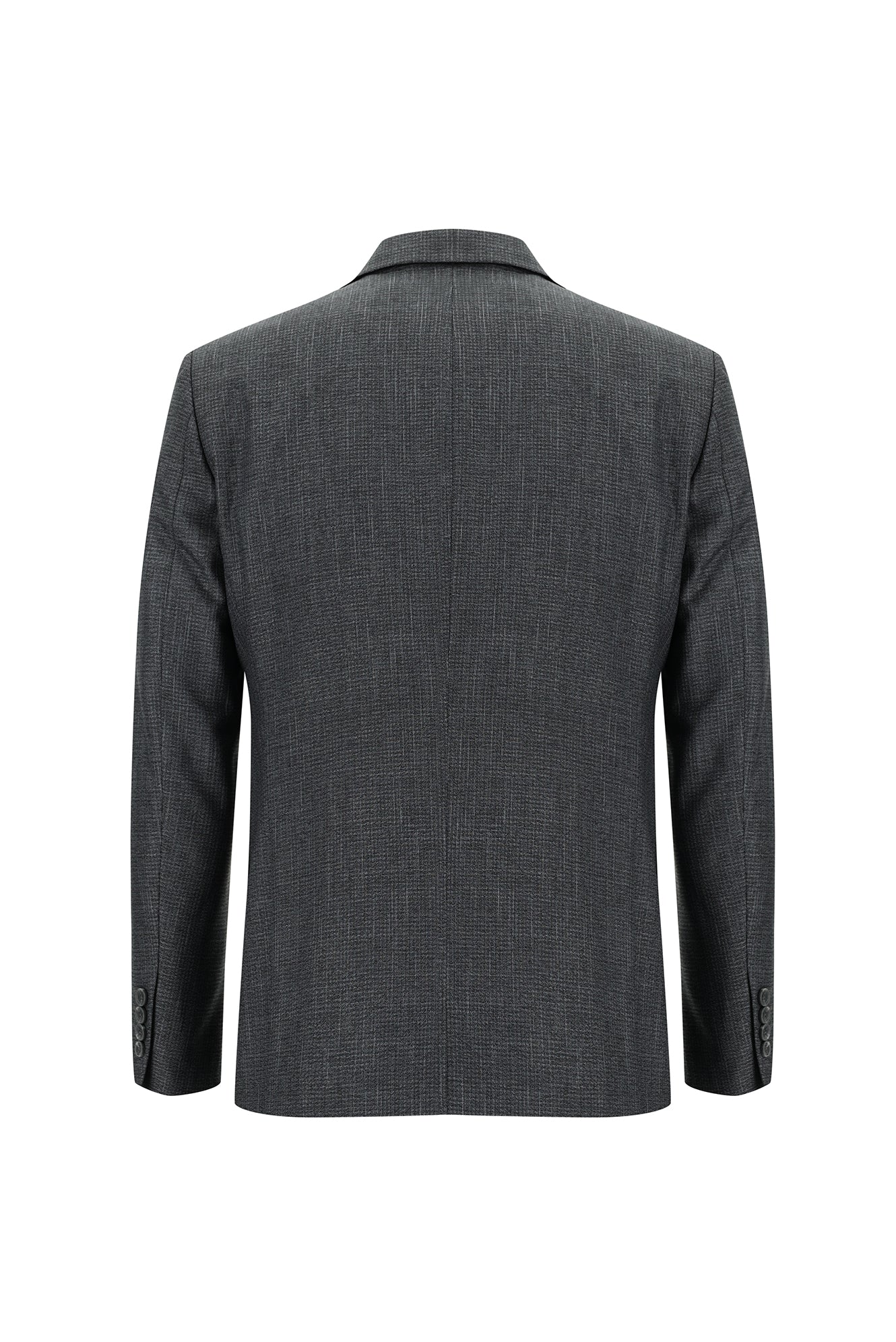 Koyu Füme 7 Drop Slim Fit Dar Kesim Desenli Takım Elbise - Image 3