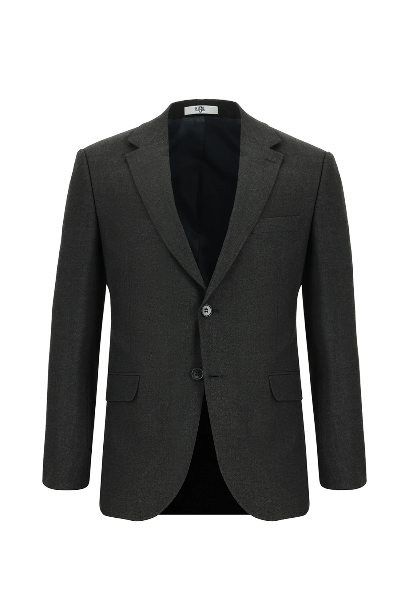 Koyu Füme 7 Drop Slim Fit Dar Kesim Takım Elbise - Image 2