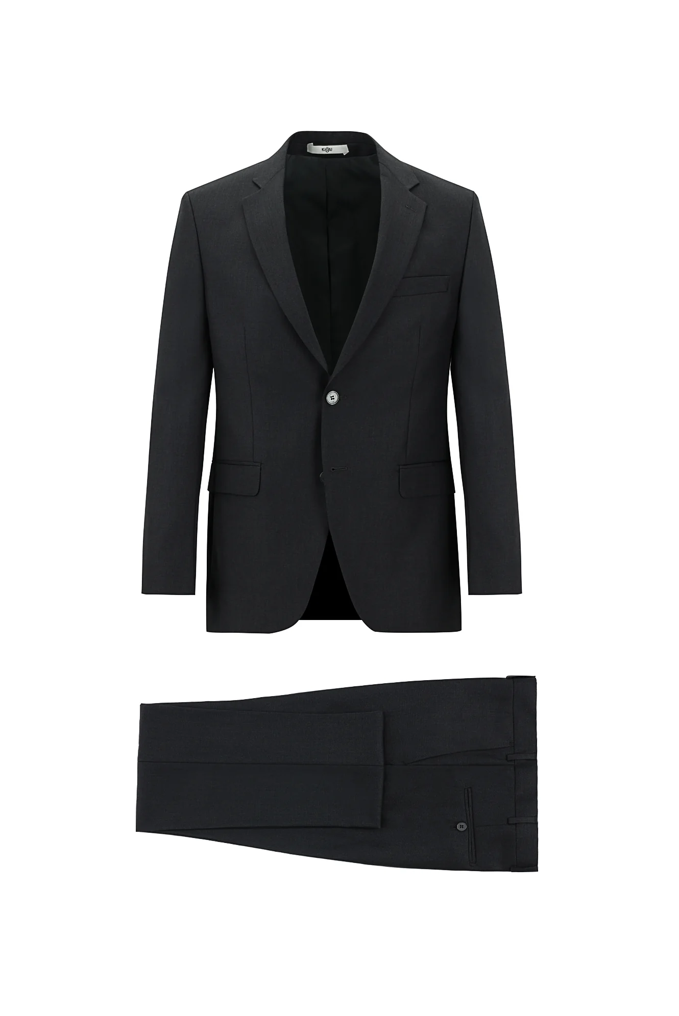 Koyu Füme 7 Drop Slim Fit Dar Kesim Takım Elbise