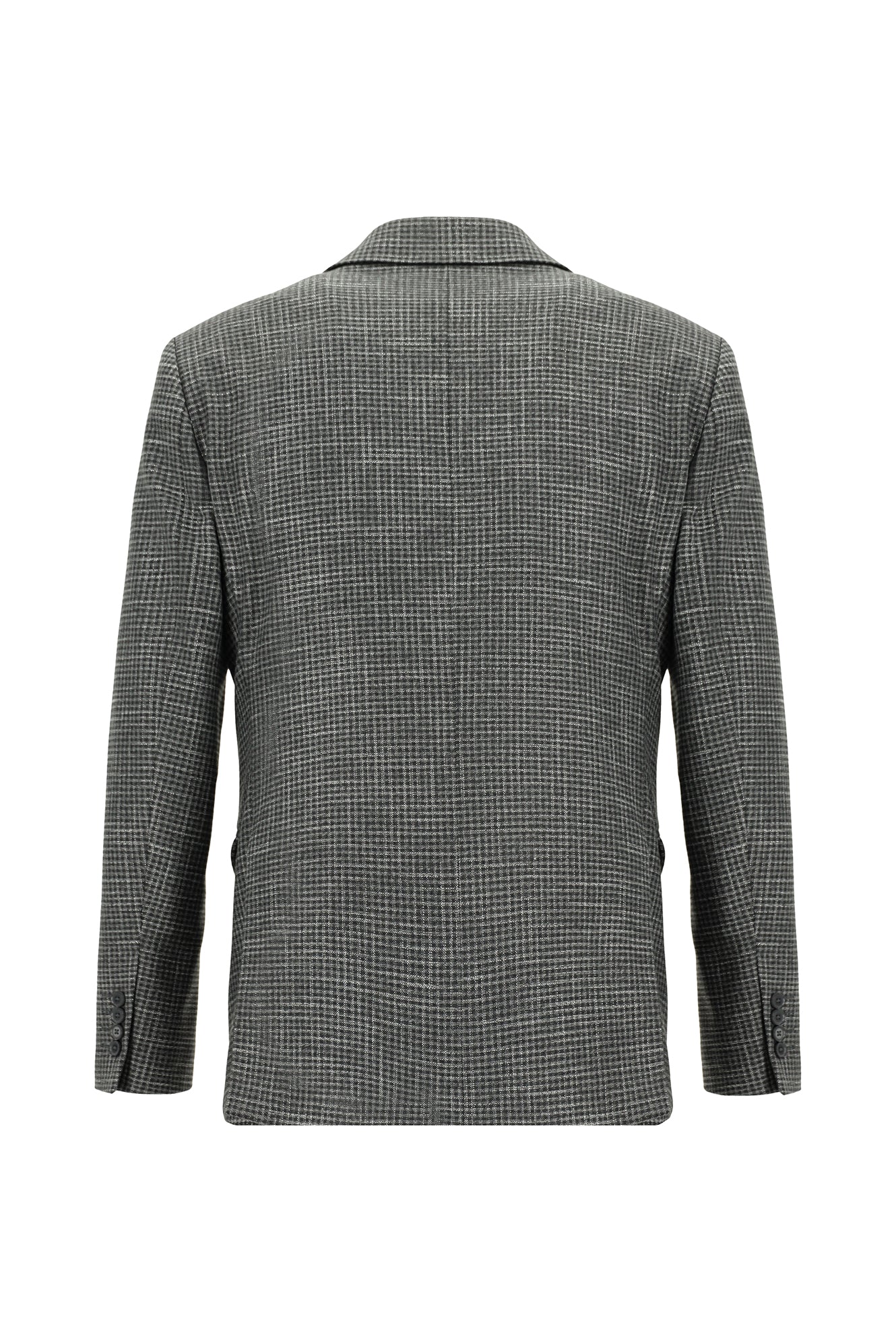 Koyu Füme 7 Drop Slim Fit Dar Kesim Kombinli Yelekli Takım Elbise - Image 3