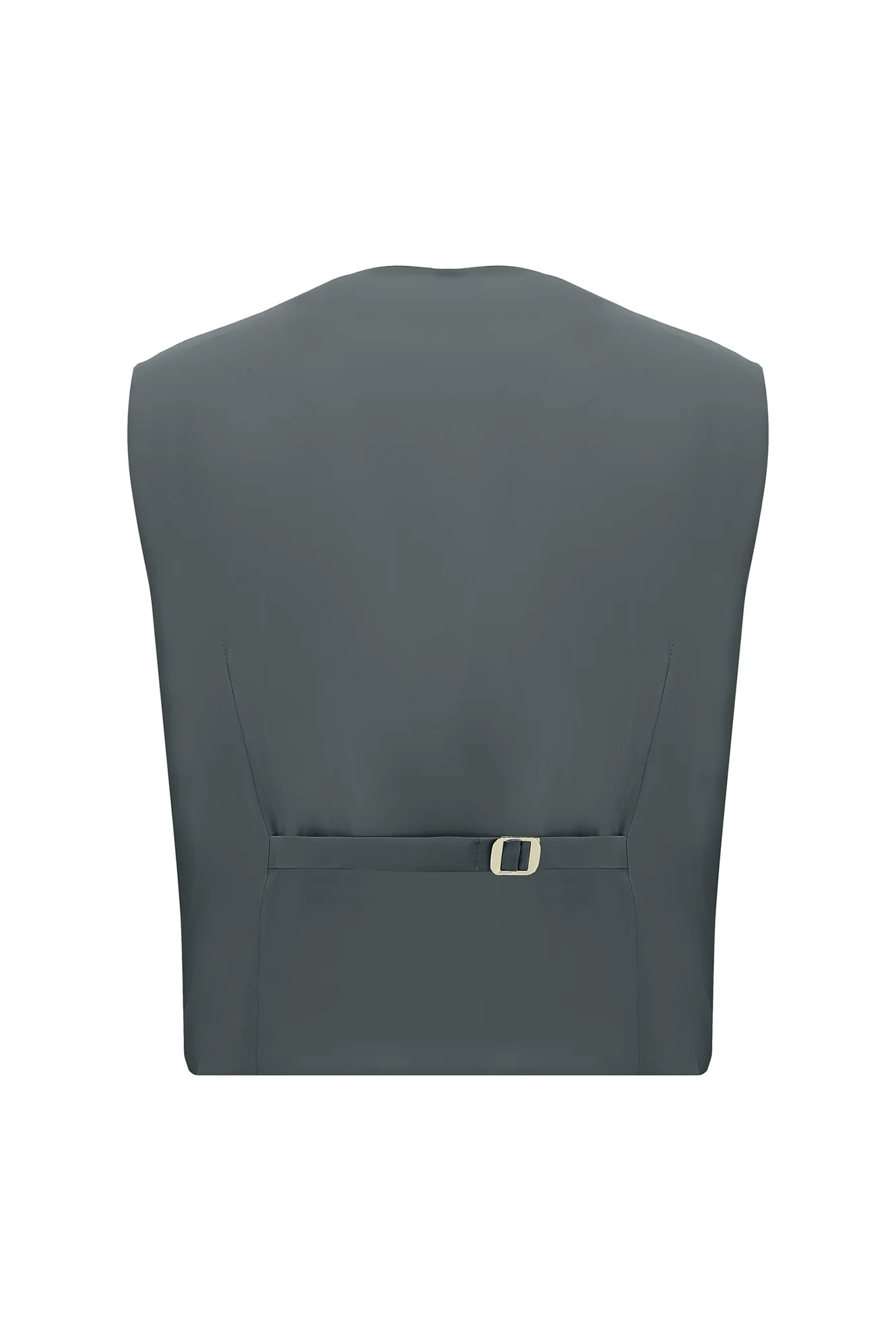 Koyu Füme 7 Drop Slim Fit Dar Kesim Kombinli Yelekli Takım Elbise - Image 5
