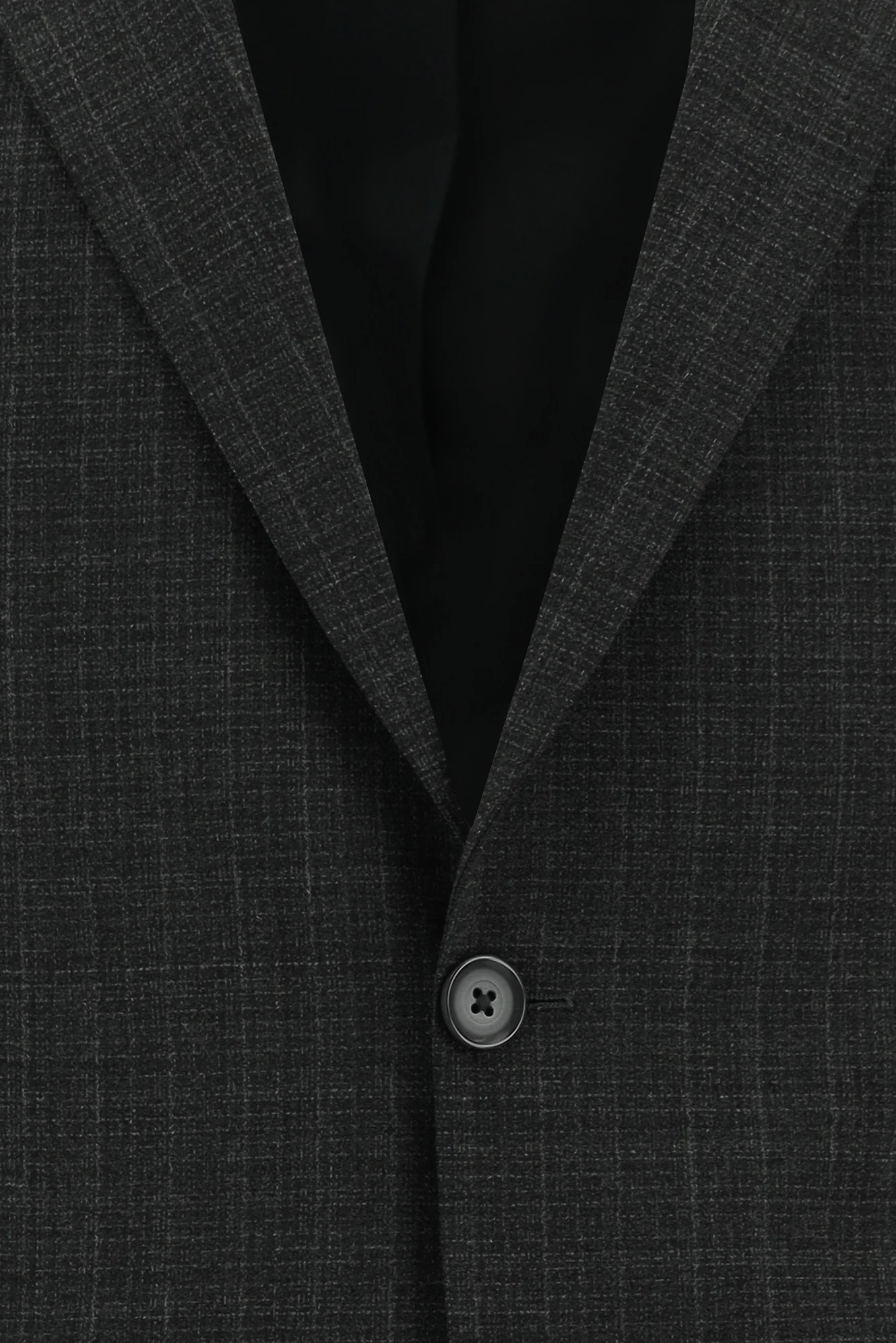 Koyu Füme 7 Drop Slim Fit Dar Kesim Yünlü Ekose Takım Elbise - Image 4