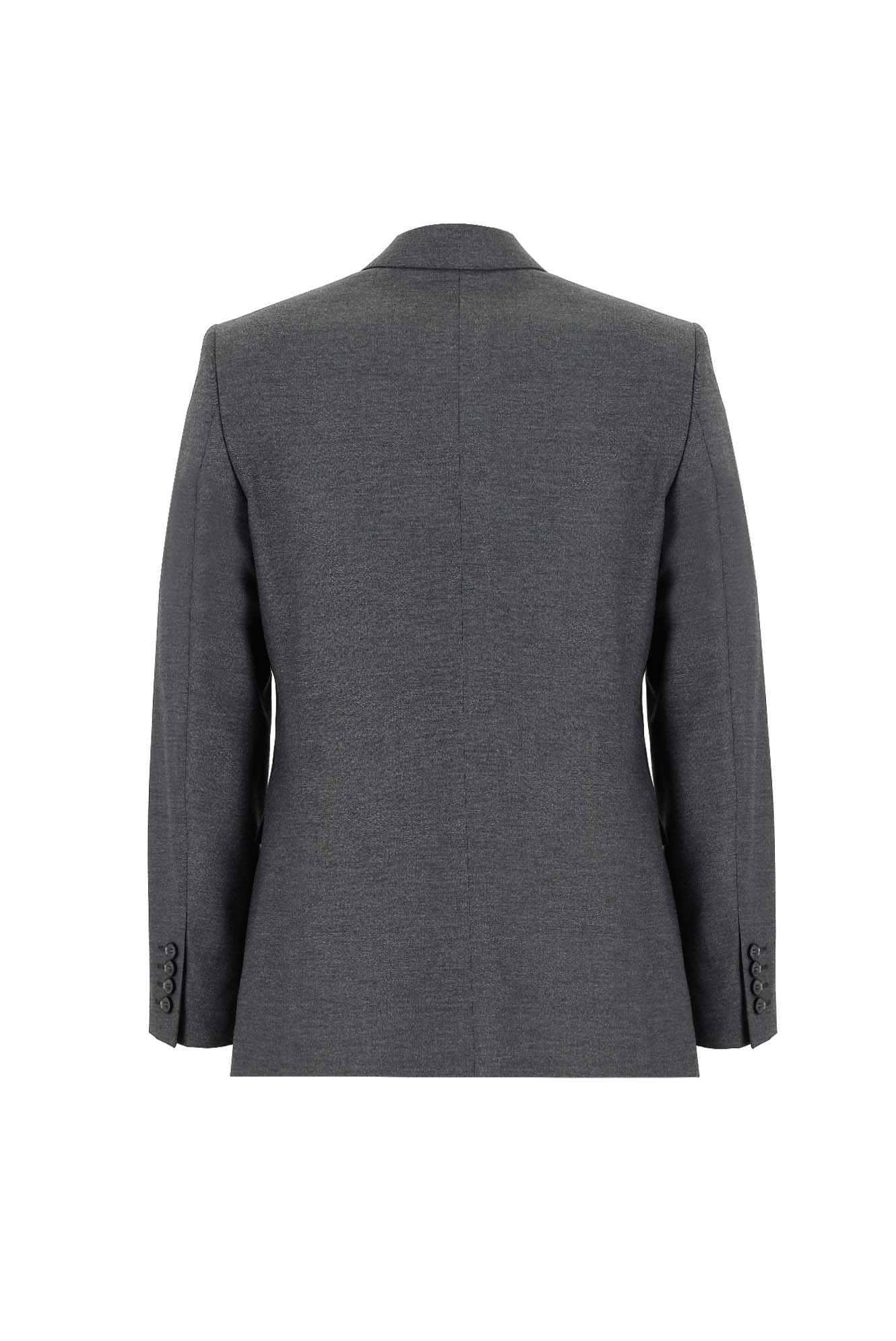 Koyu Füme 7 Drop Slim Fit Dar Kesim Yünlü Takım Elbise - Image 3