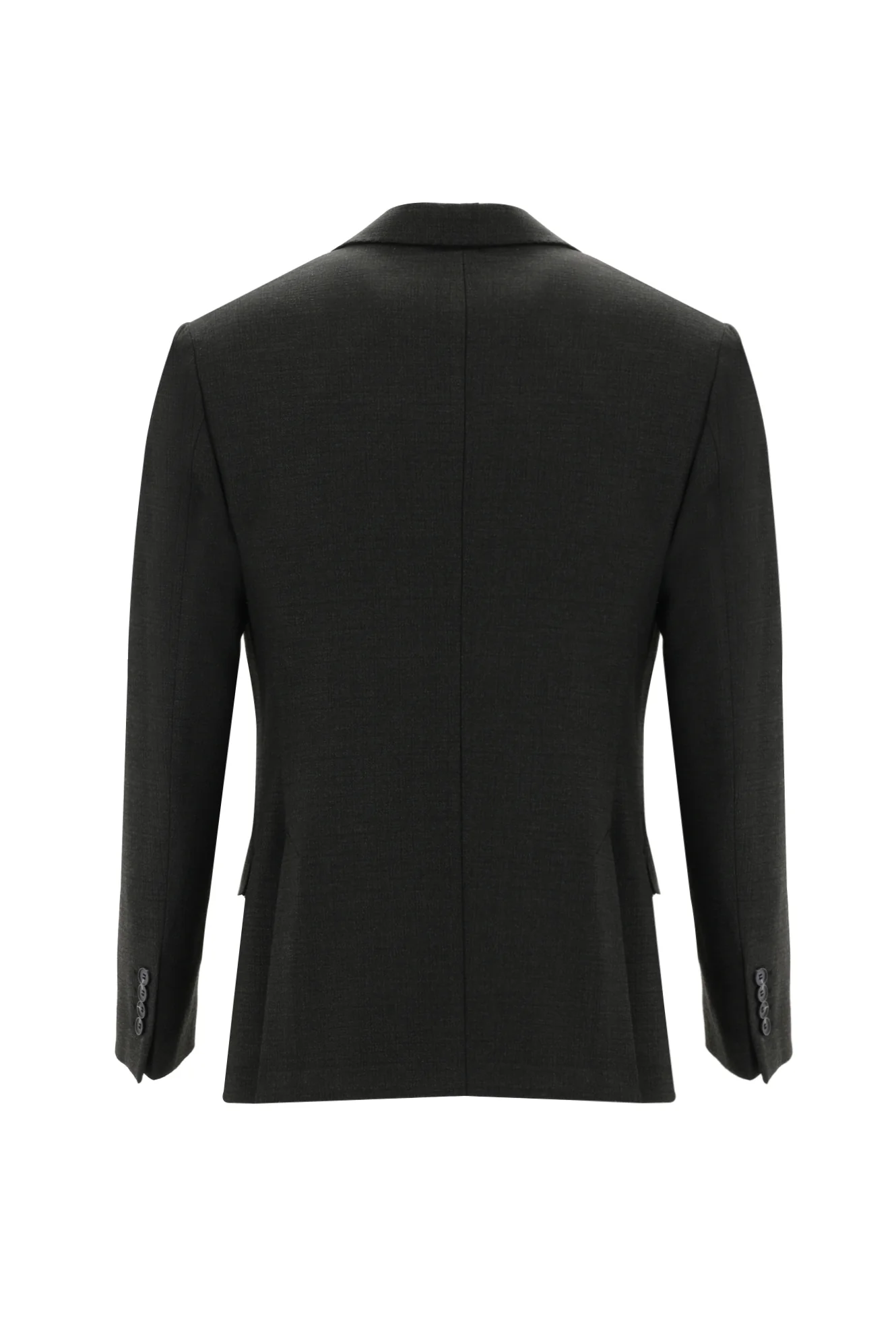 Koyu Füme 7 Drop Super Slim Fit Eksra Dar Kesim Kruvaze Takım Elbise - Image 3