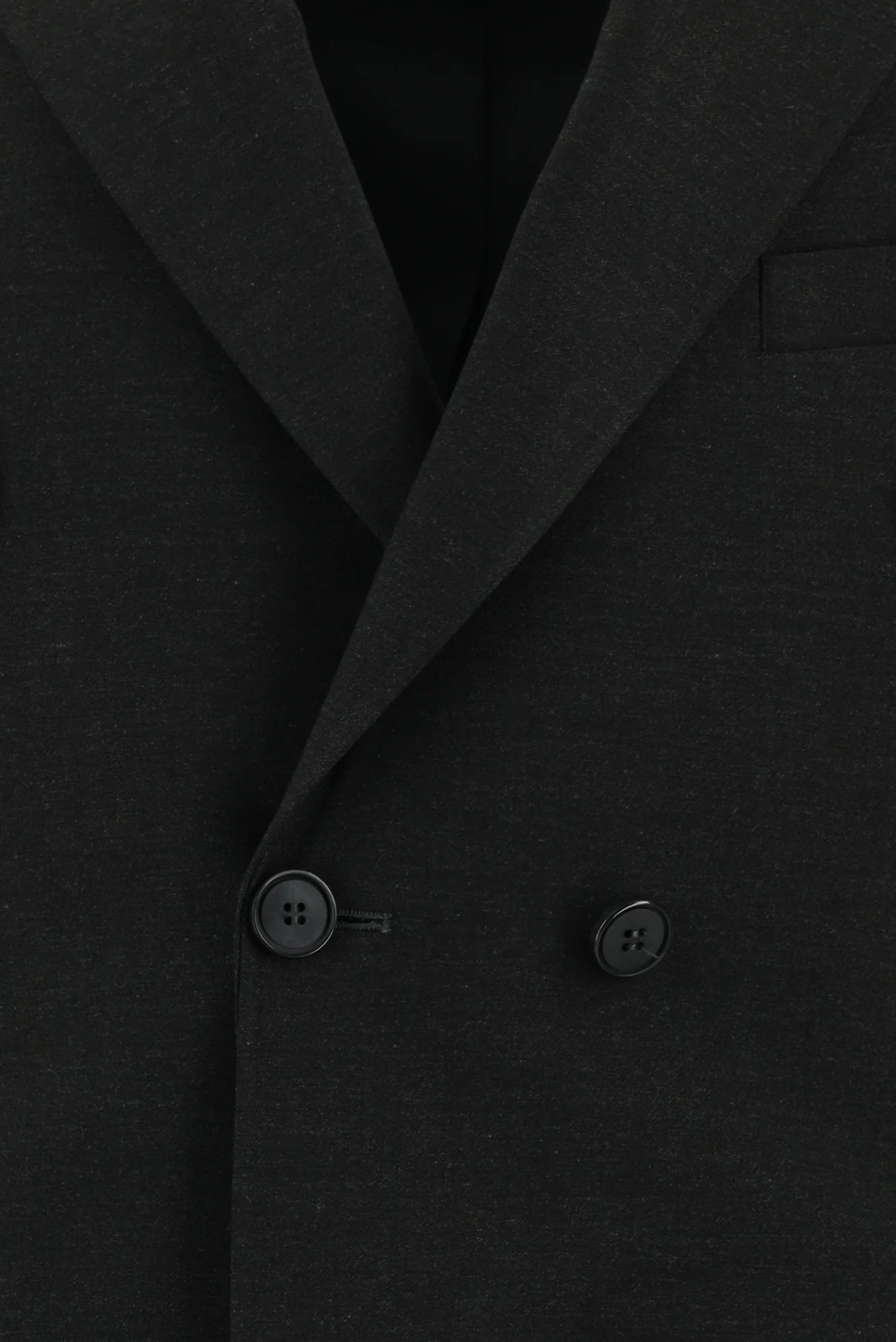 Koyu Füme 7 Drop Super Slim Fit Eksra Dar Kesim Yünlü Kruvaze Takım Elbise - Image 4