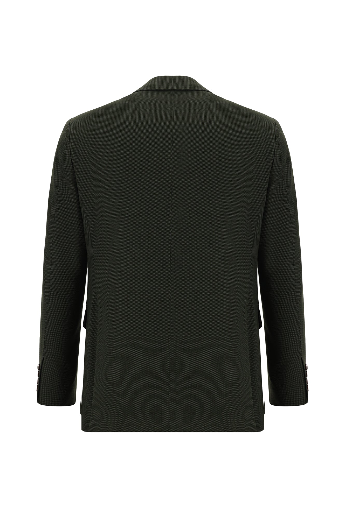 Koyu Haki 7 Drop Super Slim Fit Eksra Dar Kesim Desenli Takım Elbise - Image 3