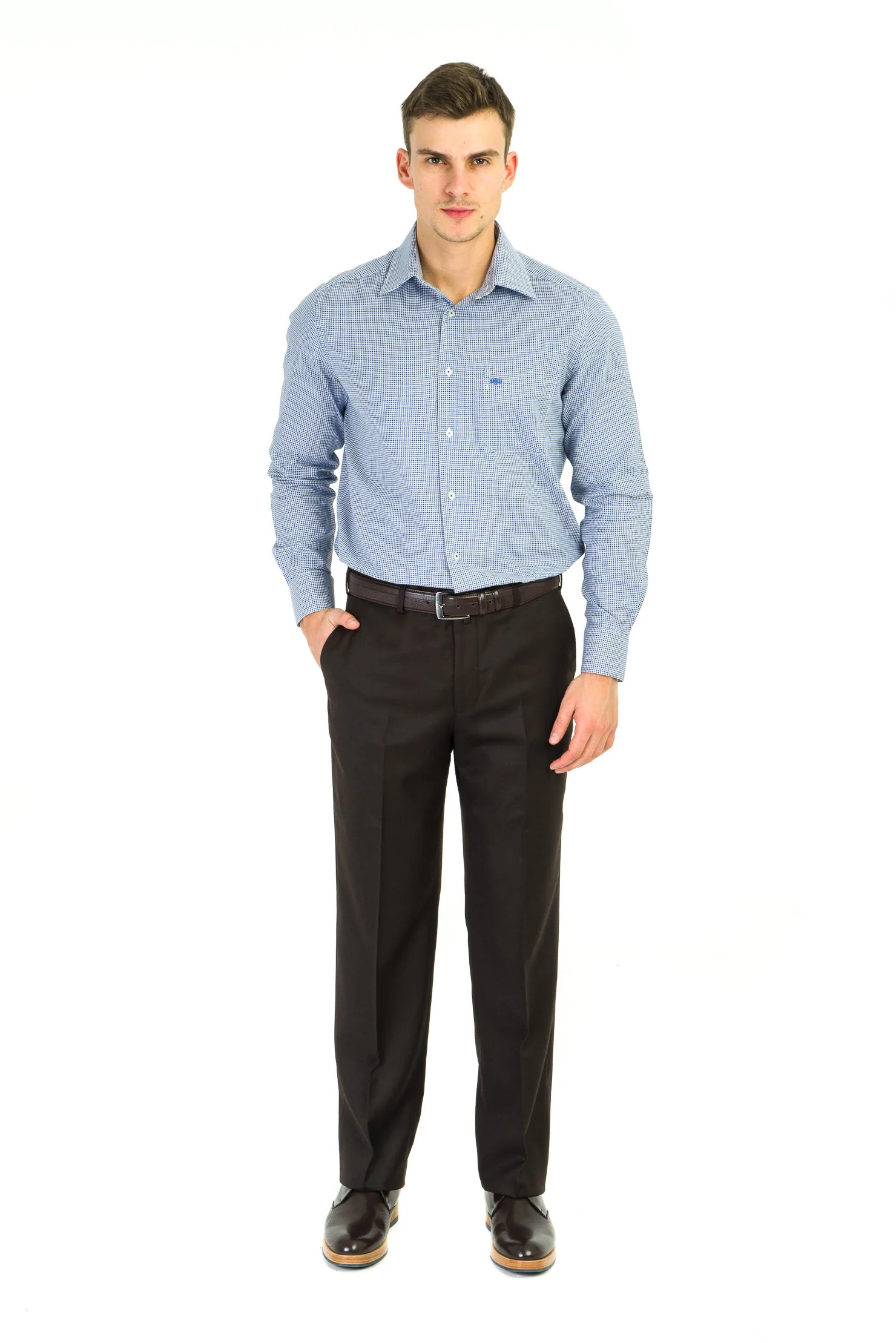 Koyu Kahve 4 Drop Relaxed Fit Rahat Kesim Klasik Kumaş Pantolon