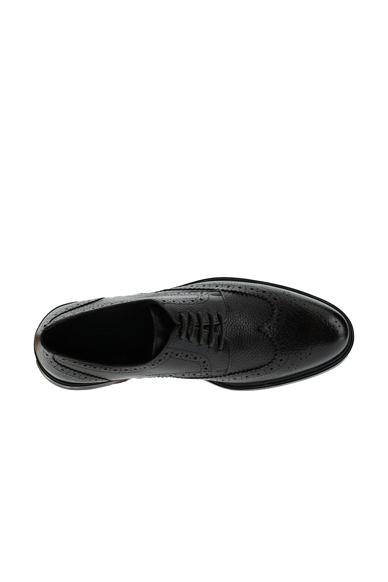 Koyu Kahve Casual Deri Ayakkabı - Image 6