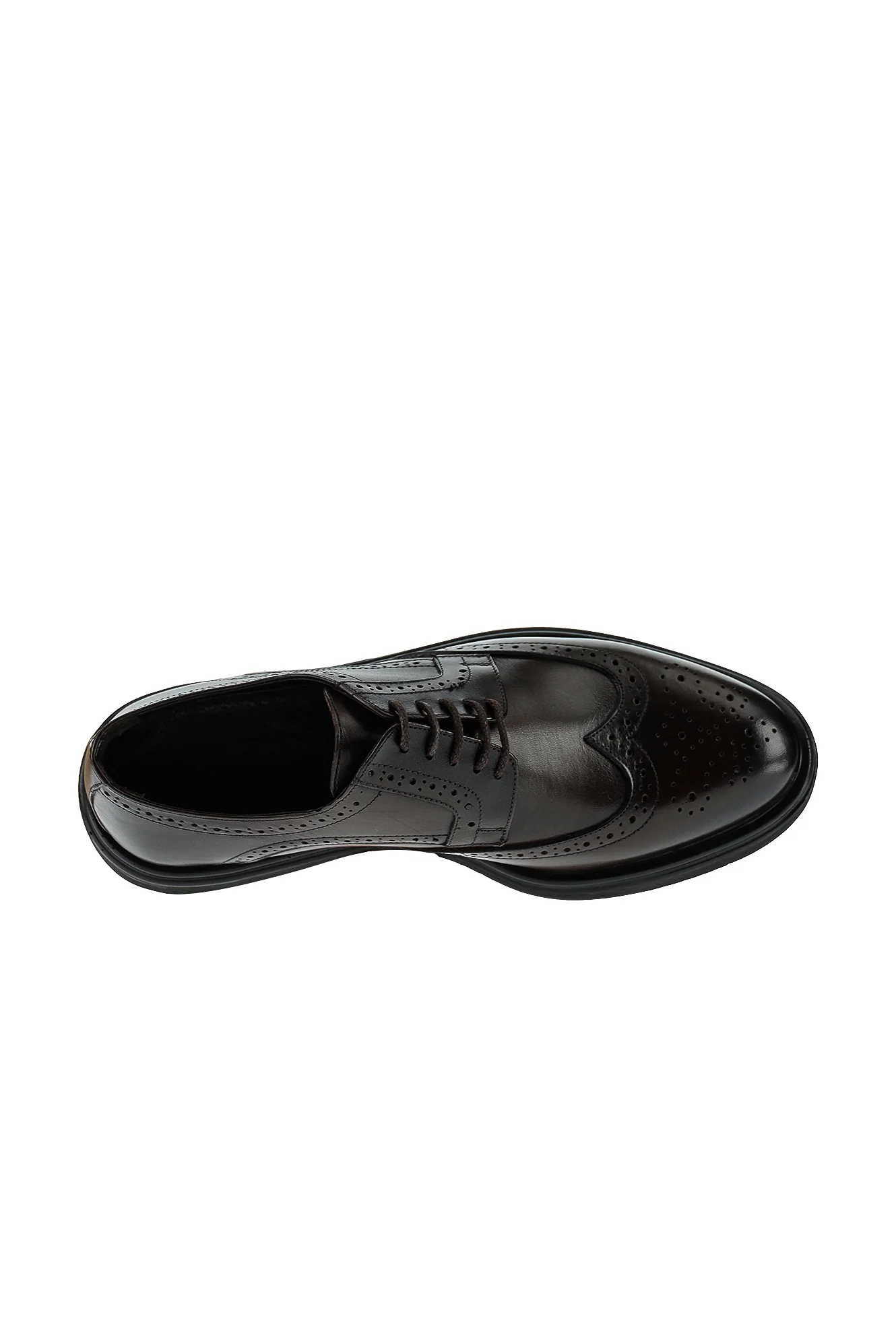 Koyu Kahve Casual Deri Ayakkabı - Image 7