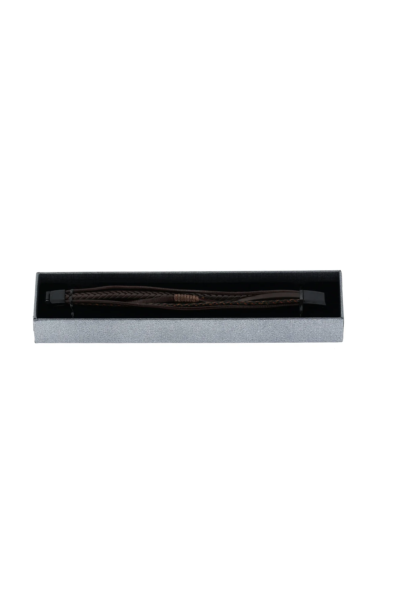 Koyu Kahve Deri Bileklik - Image 2