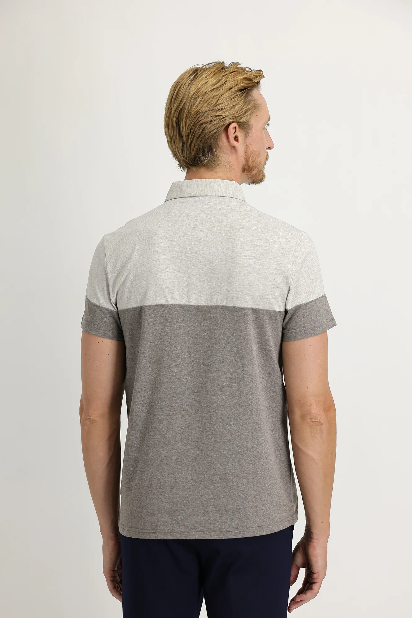 Koyu Kahve Polo Yaka Regular Fit Desenli Tişört - Image 4
