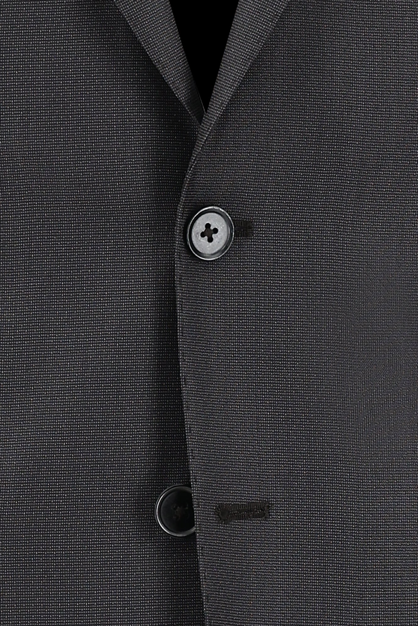 Koyu Kahve 6 Drop Regular Fit Standart Kesim Desenli Takım Elbise - Image 4