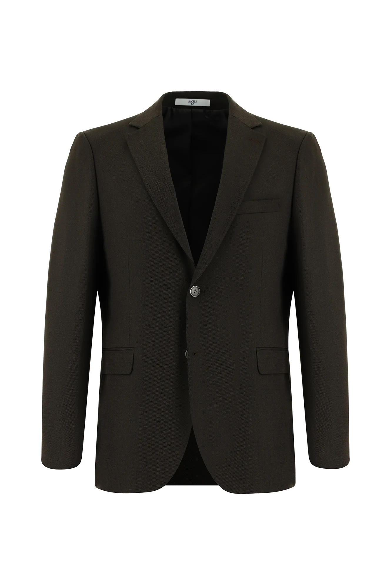Koyu Kahve 6 Drop Regular Fit Standart Kesim Takım Elbise - Image 2