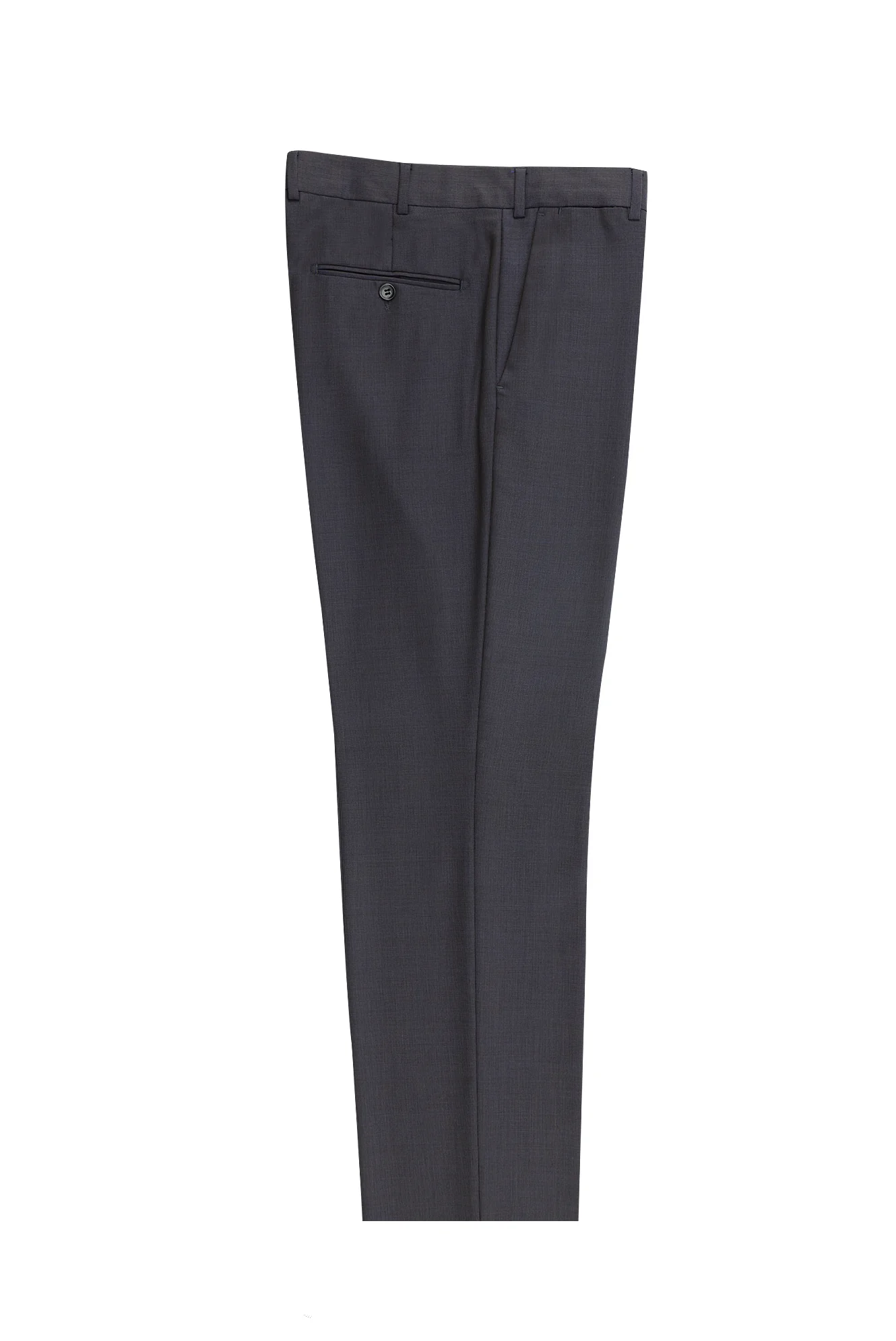 Koyu Kahve 6 Drop Regular Fit Standart Kesim Yünlü Klasik Kumaş Pantolon