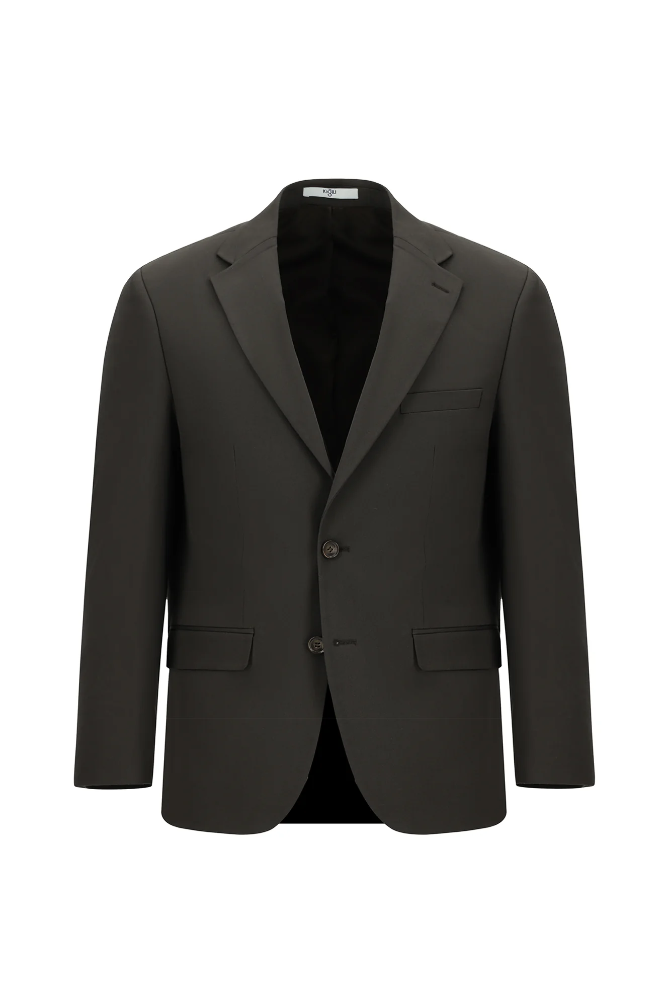Koyu Kahve 4 Drop Relaxed Fit Rahat Kesim Takım Elbise - Image 2