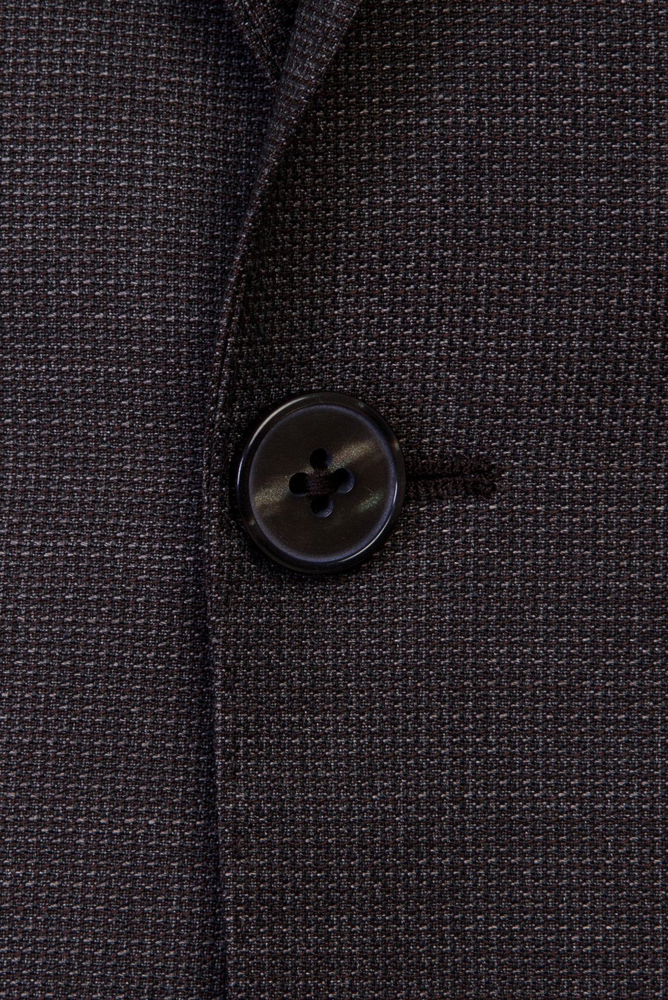 Koyu Kahve 4 Drop Relaxed Fit Rahat Kesim Yünlü Takım Elbise - Image 4