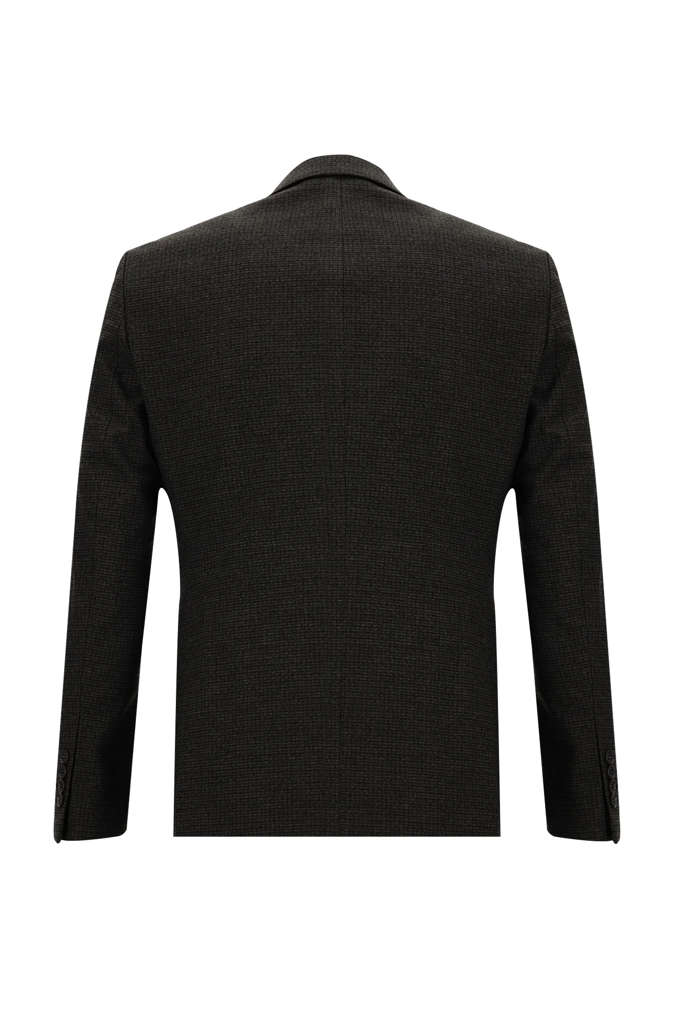 Koyu Kahve 7 Drop Slim Fit Dar Kesim Kombinli Yelekli Takım Elbise - Image 6