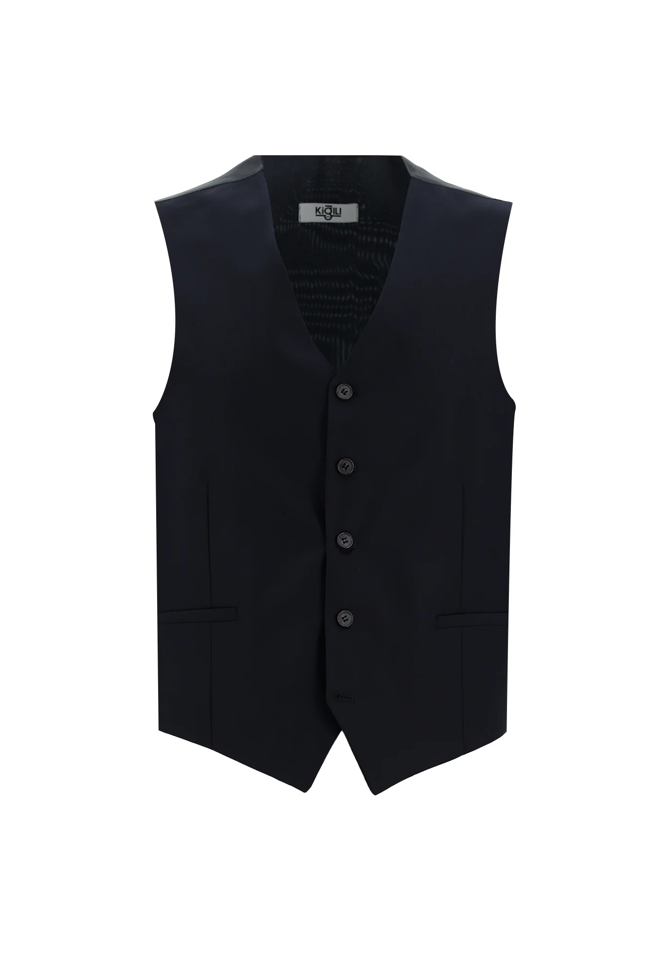 Koyu Kahve 7 Drop Slim Fit Dar Kesim Kombinli Yelekli Takım Elbise - Image 7