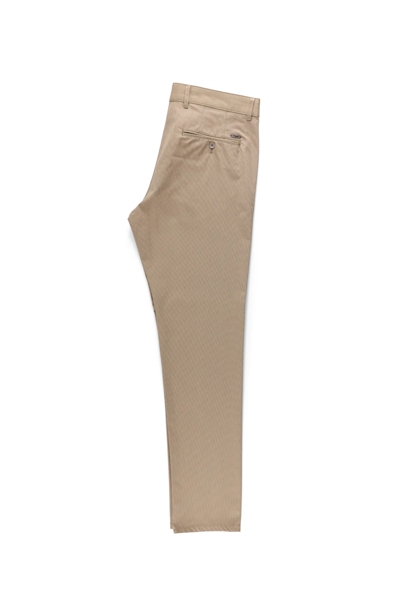 Koyu Kahve Slim Fit Dar Kesim Likralı Kanvas / Chino Pantolon - Image 3