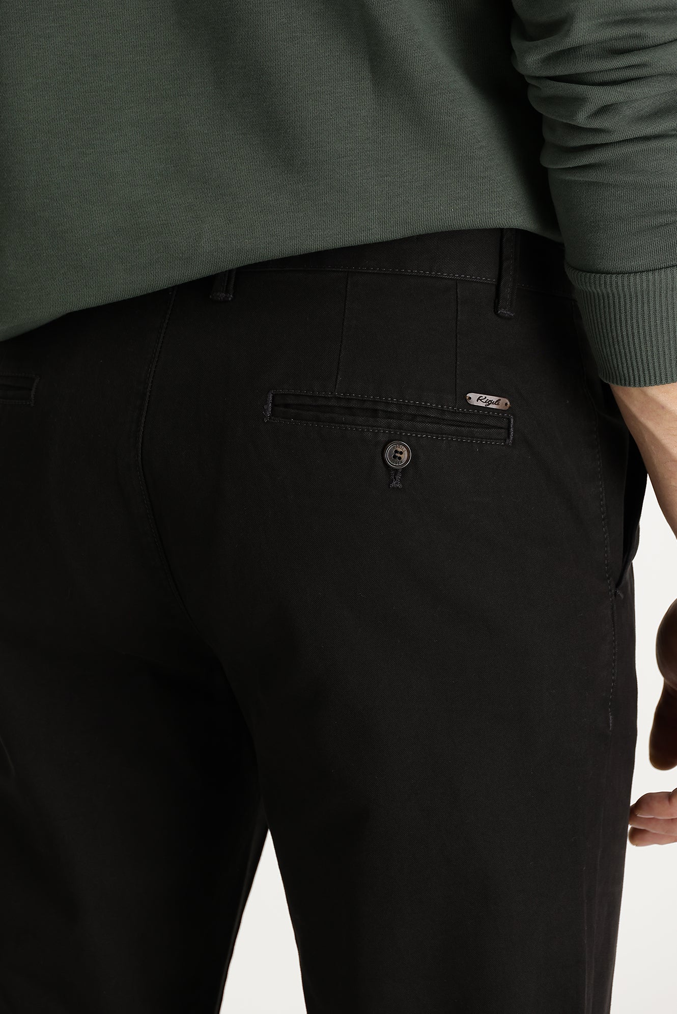 Koyu Kahve Slim Fit Dar Kesim Pamuk Kanvas / Chino Pantolon - Image 4