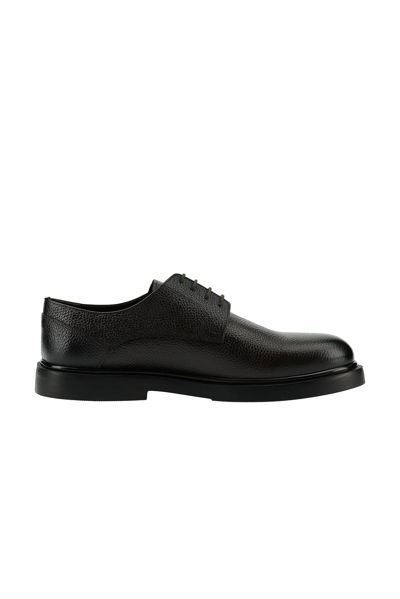 Koyu Kahve Smart Casual Deri Ayakkabı - Image 4
